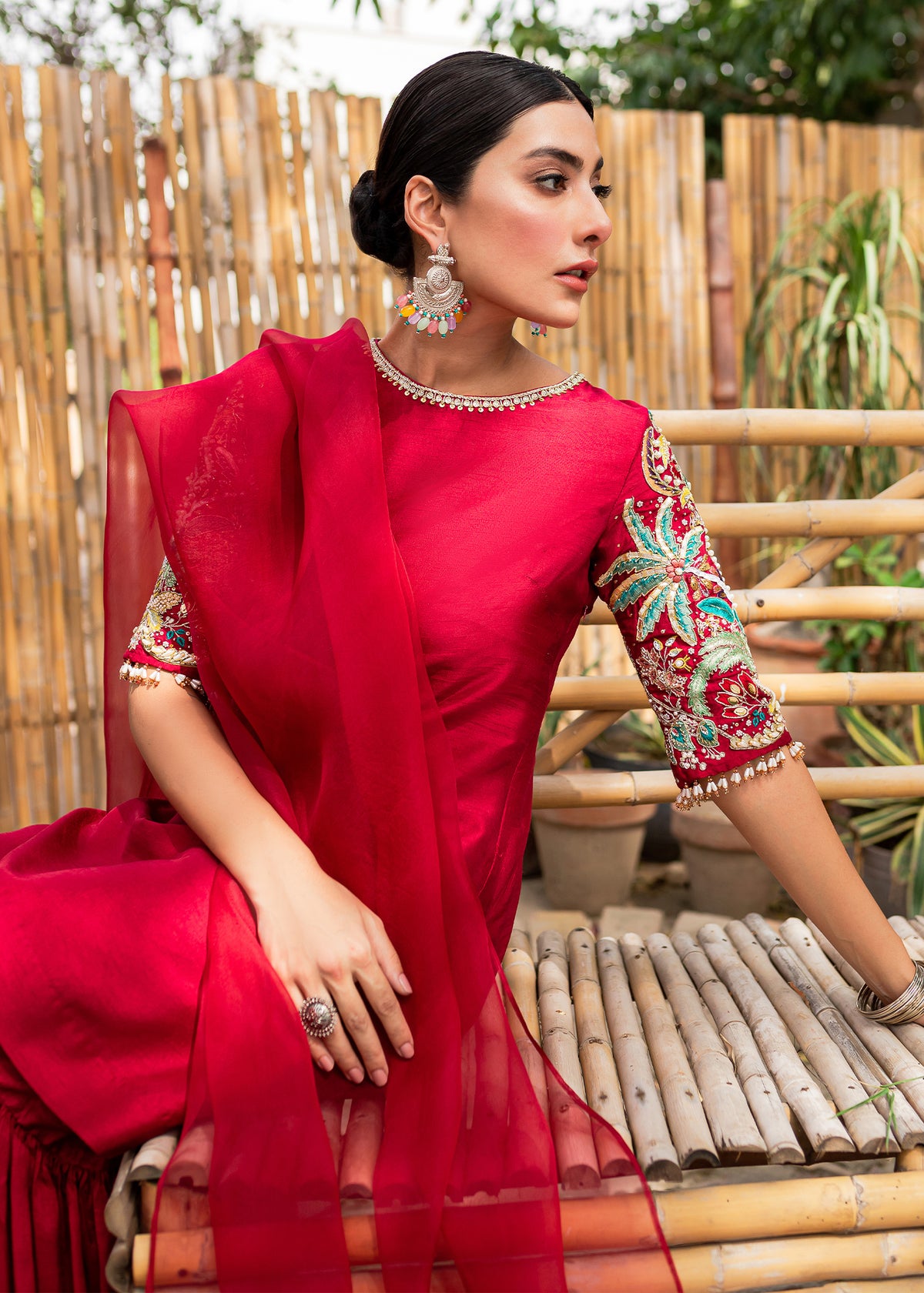 Esme by Sadaf Fawad Khan — side view | SFK Luxury Pret