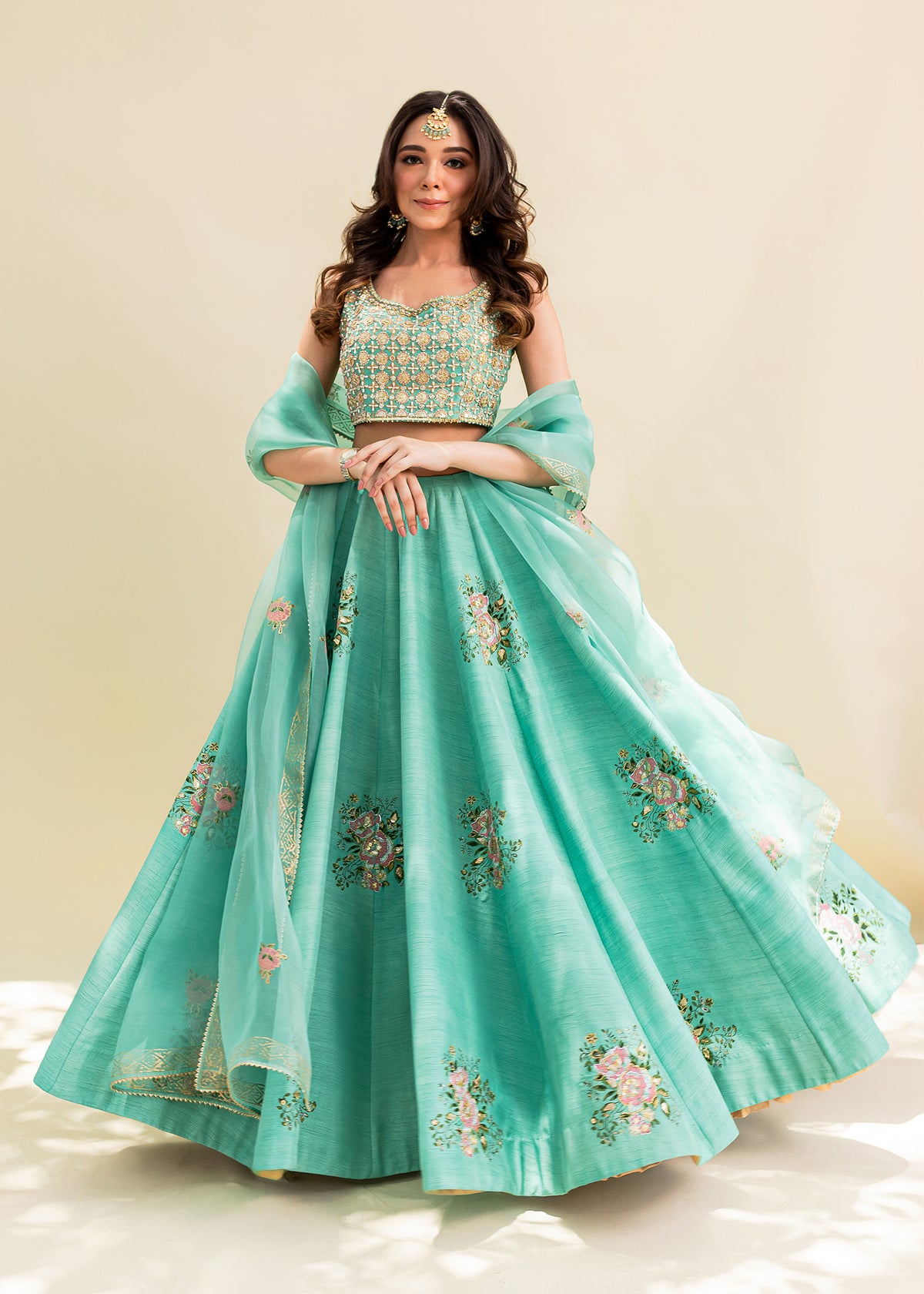 Firuzeh by Sadaf Fawad Khan — detail view | SFK Luxury Pret