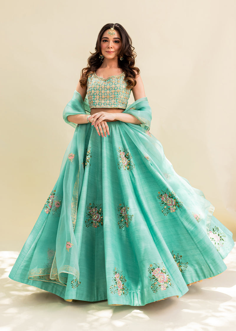 Firuzeh by Sadaf Fawad Khan — detail view | SFK Luxury Pret