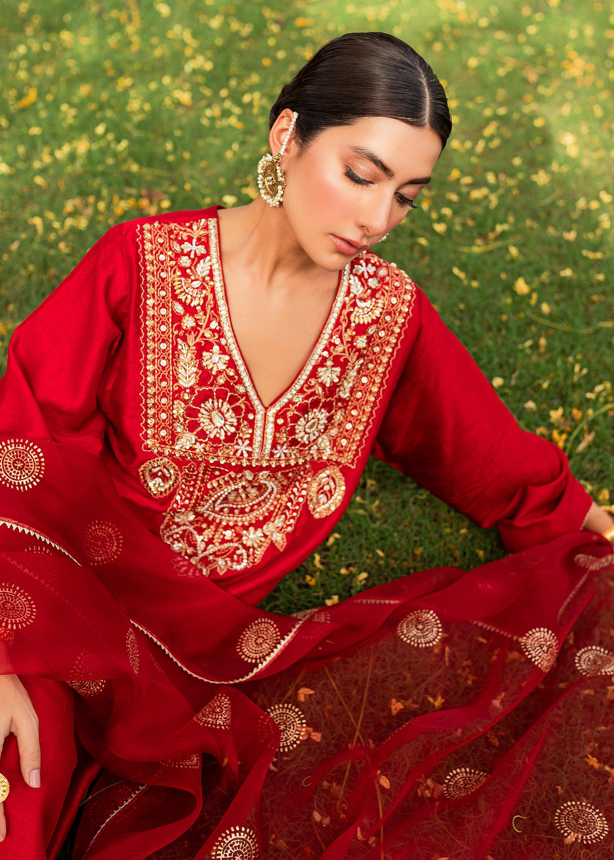 Aalia by Sadaf Fawad Khan — full length view | SFK Luxury Pret