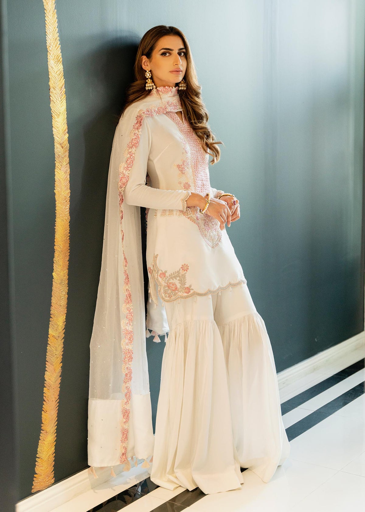 Laleh by Sadaf Fawad Khan — detail view | SFK Luxury Pret