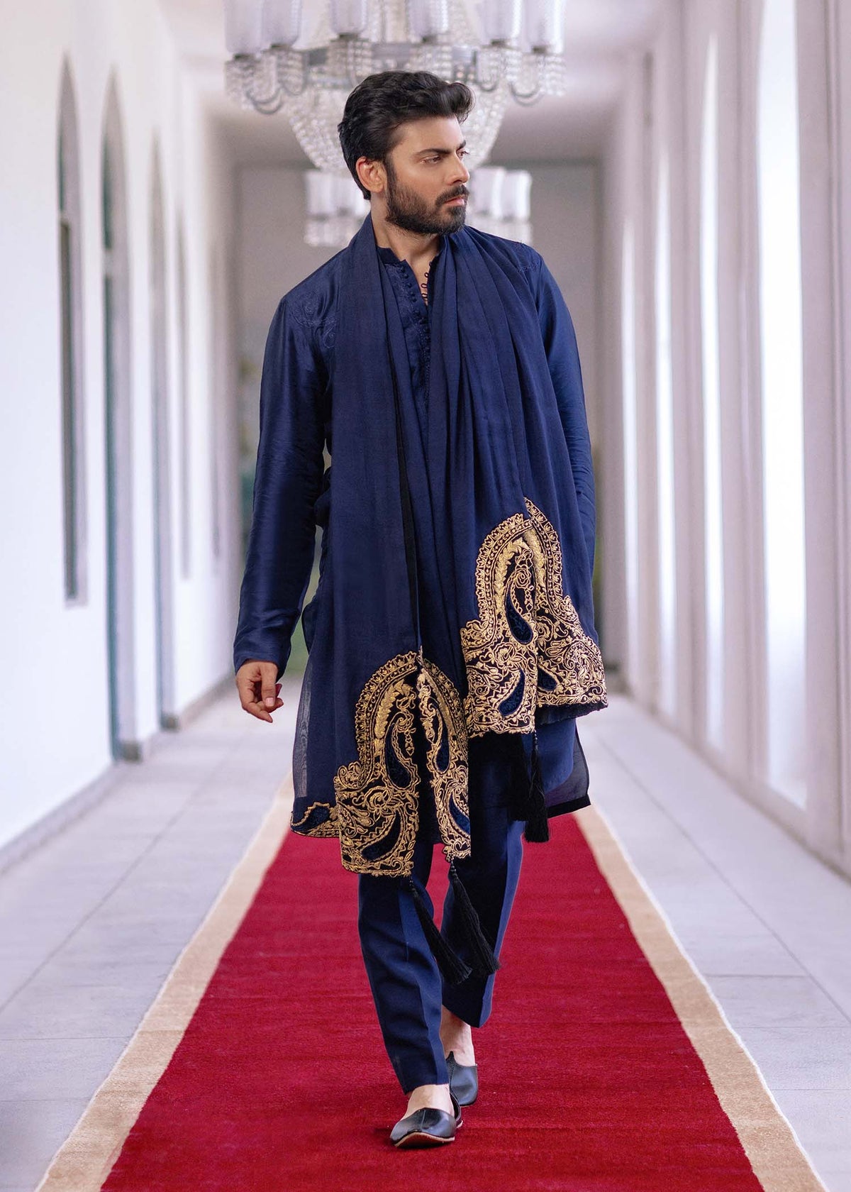 Shaeir by Sadaf Fawad Khan — side view | SFK Menswear