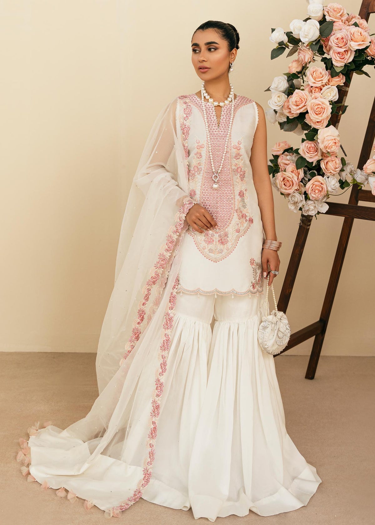 Laleh by Sadaf Fawad Khan — side view | SFK Luxury Pret