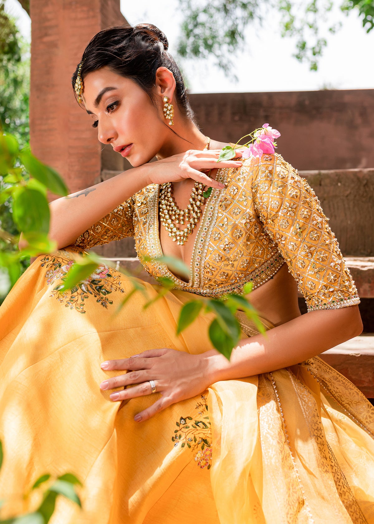 Nehal by Sadaf Fawad Khan — full length view | SFK Luxury Pret