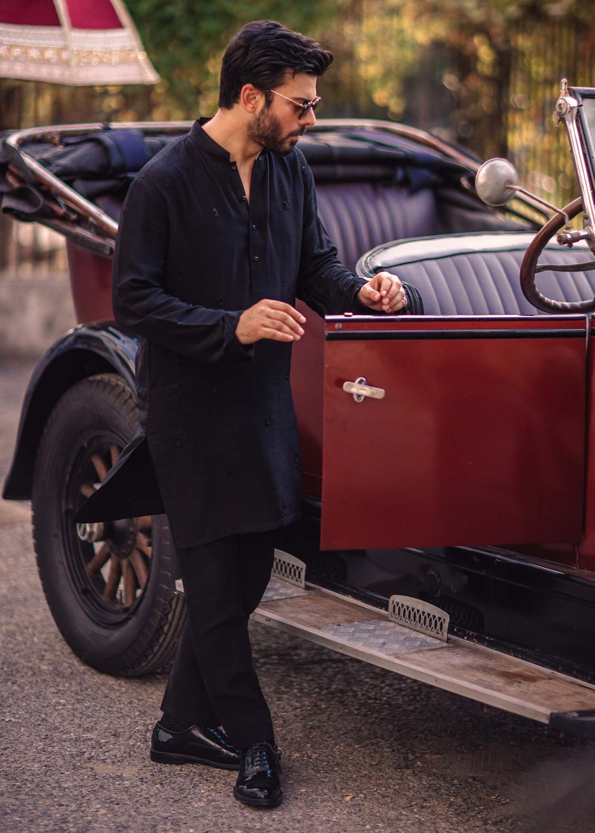 Iyad by Sadaf Fawad Khan — detail view | SFK Menswear