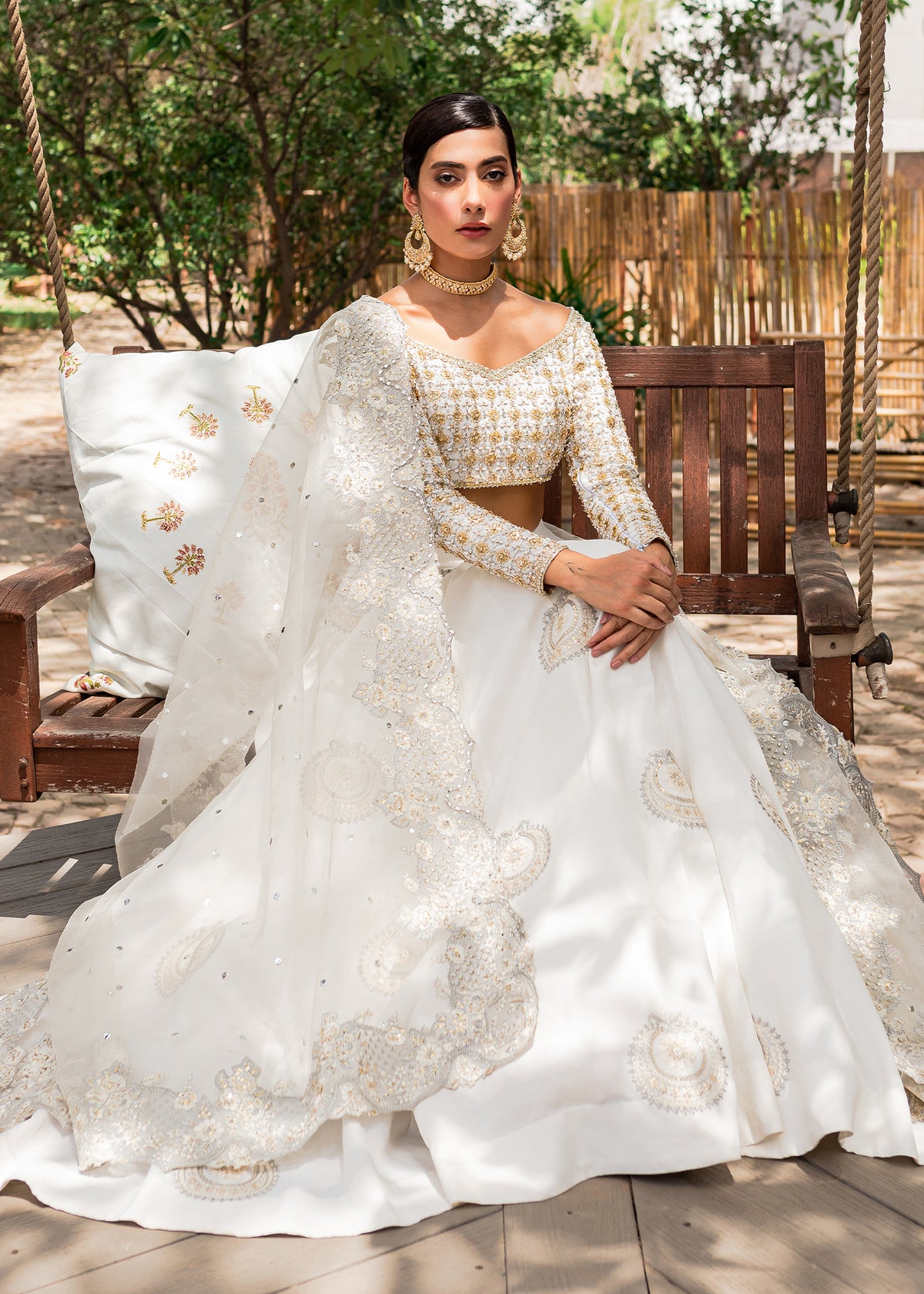 Aynur by Sadaf Fawad Khan — side view | SFK Luxury Pret