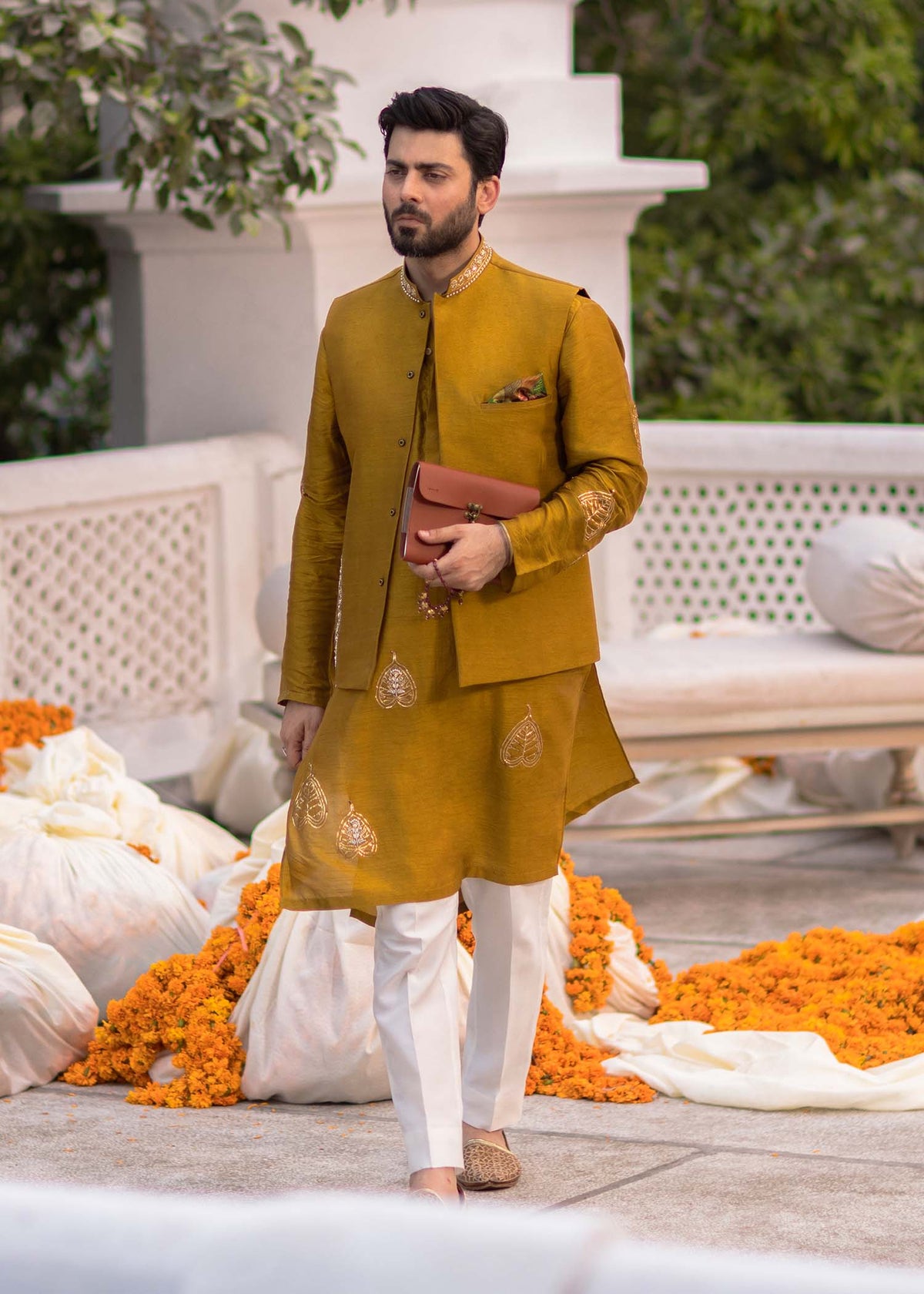 Zuhal by Sadaf Fawad Khan — detail view | SFK Menswear