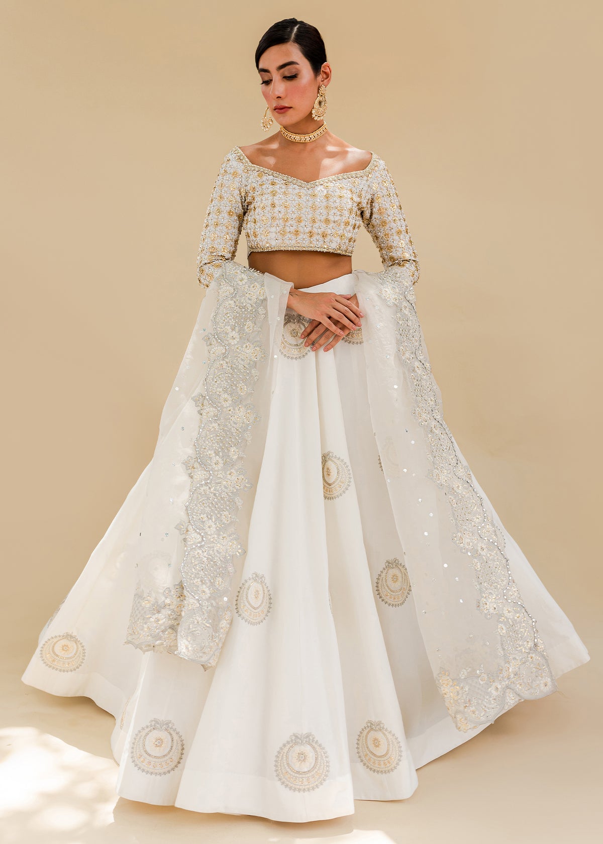 Aynur by Sadaf Fawad Khan — detail view | SFK Luxury Pret