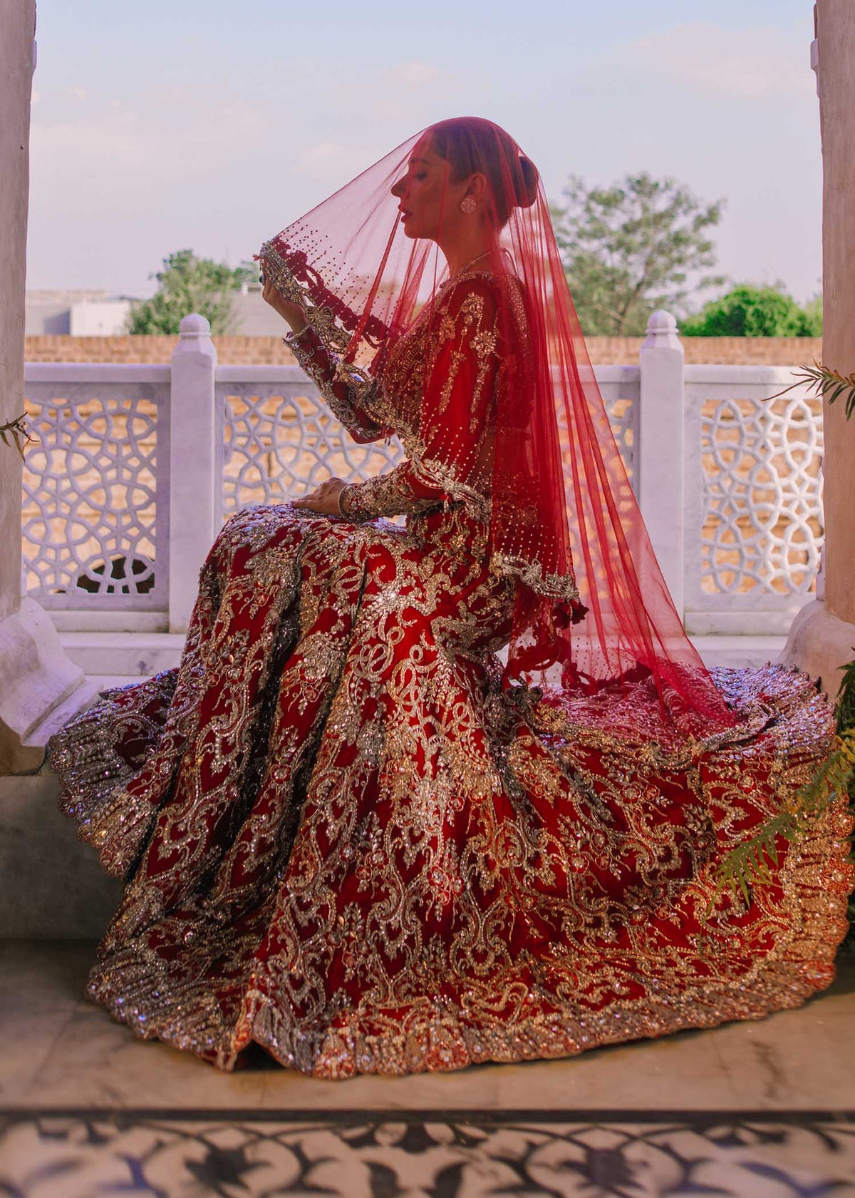 Singhar by Sadaf Fawad Khan — detail view | SFK Pret