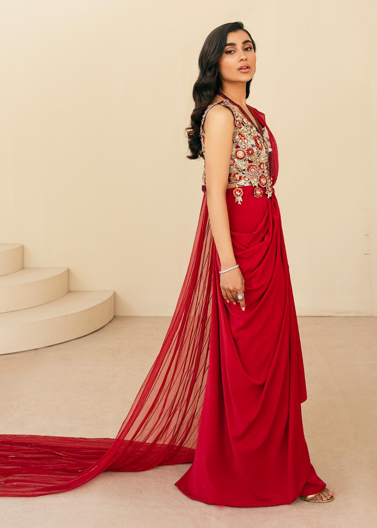 Apple Candy by Sadaf Fawad Khan — close-up view | SFK Luxury Pret