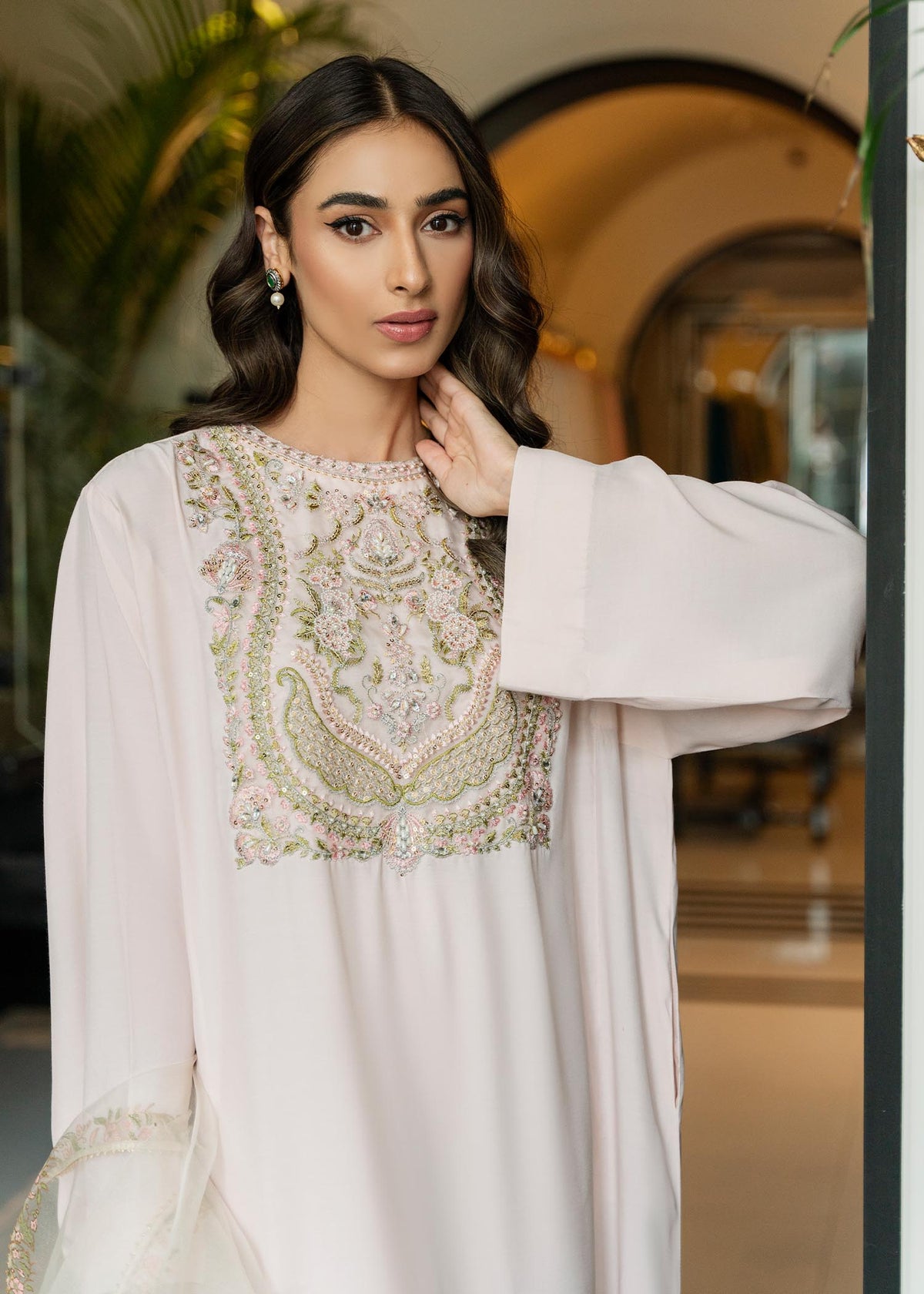 Ayla Pink by Sadaf Fawad Khan — detail view | SFK Pret