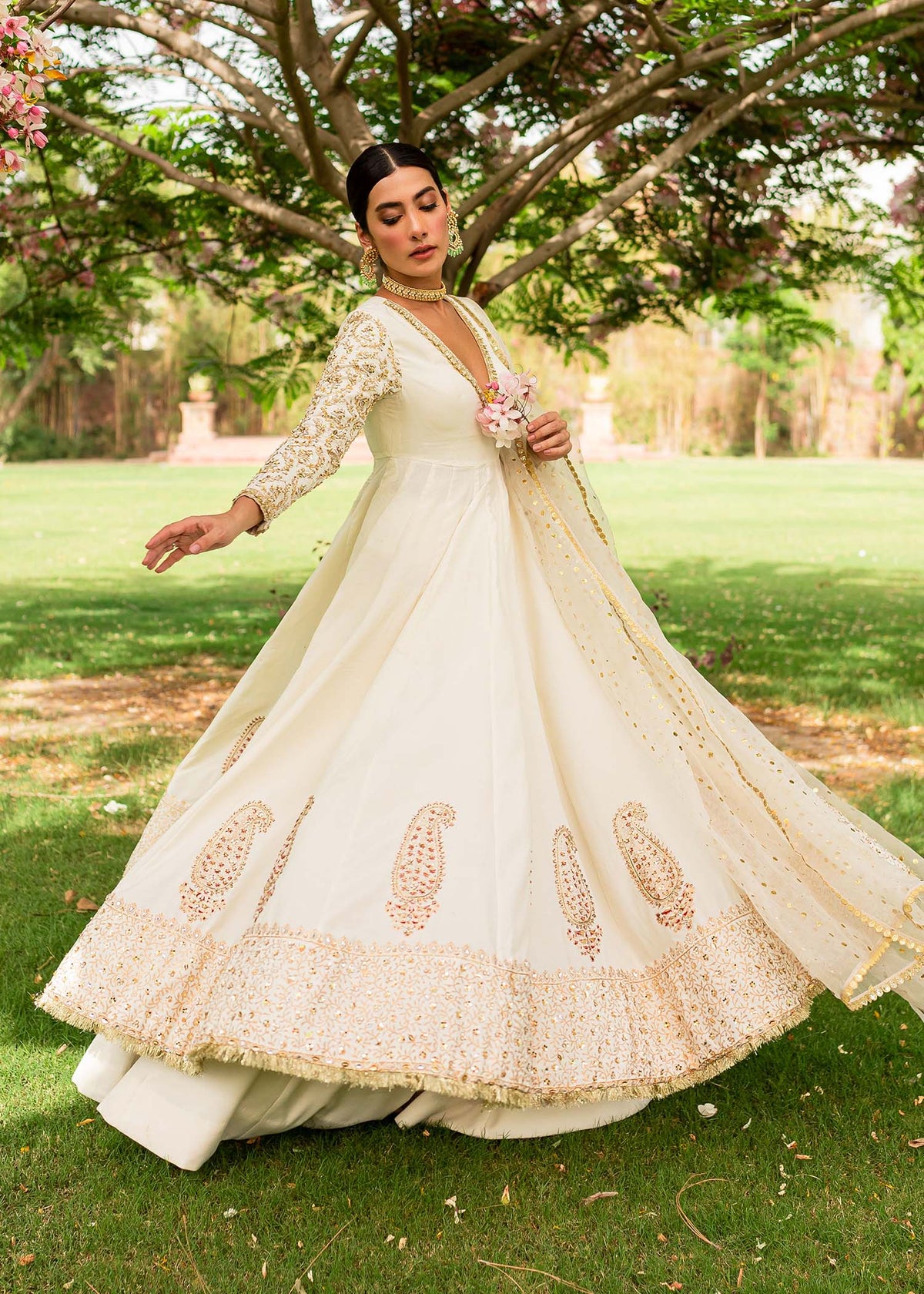 Zene by Sadaf Fawad Khan — side view | SFK Luxury Pret
