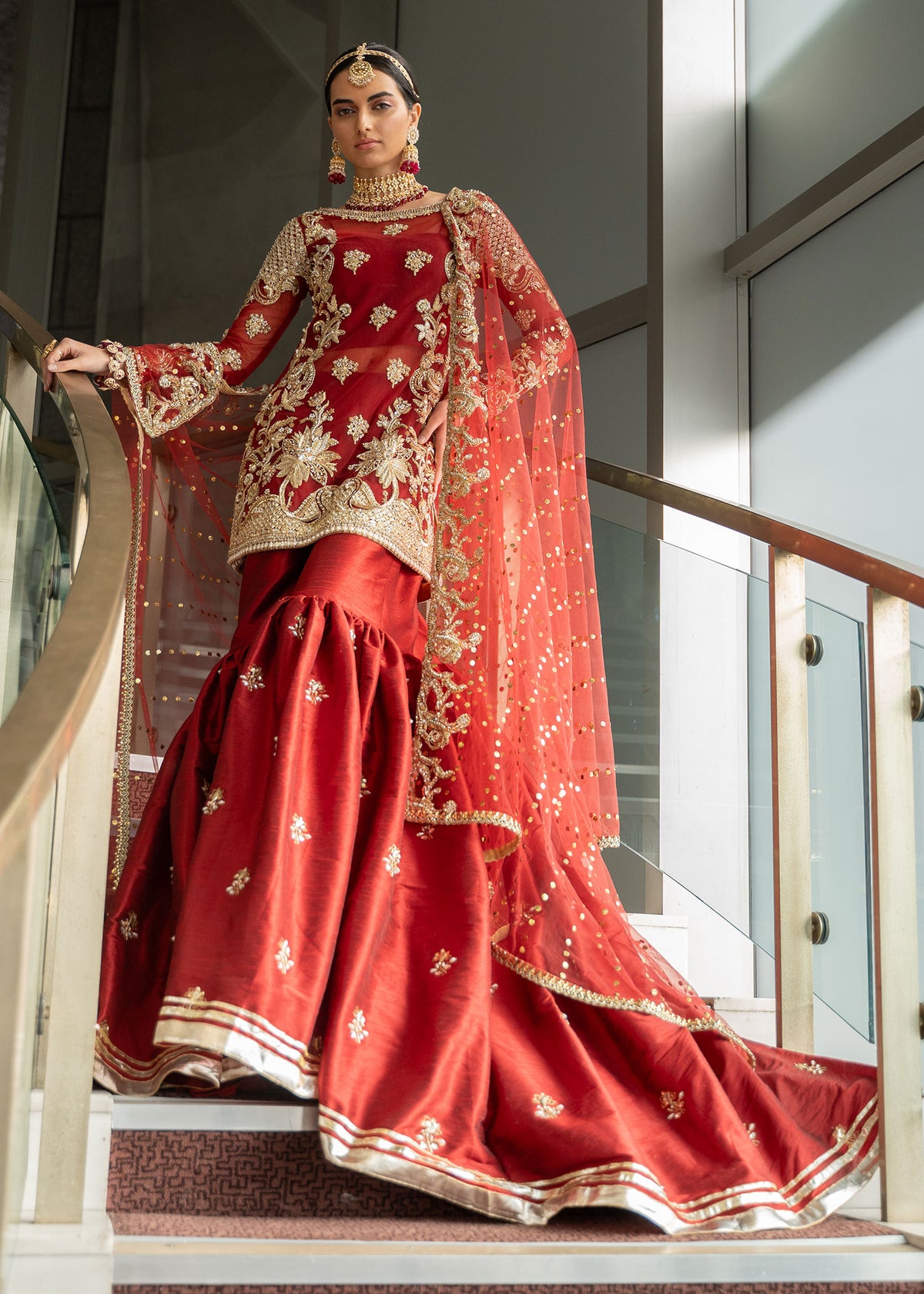Ruby Woo by Sadaf Fawad Khan — detail view | SFK Formal