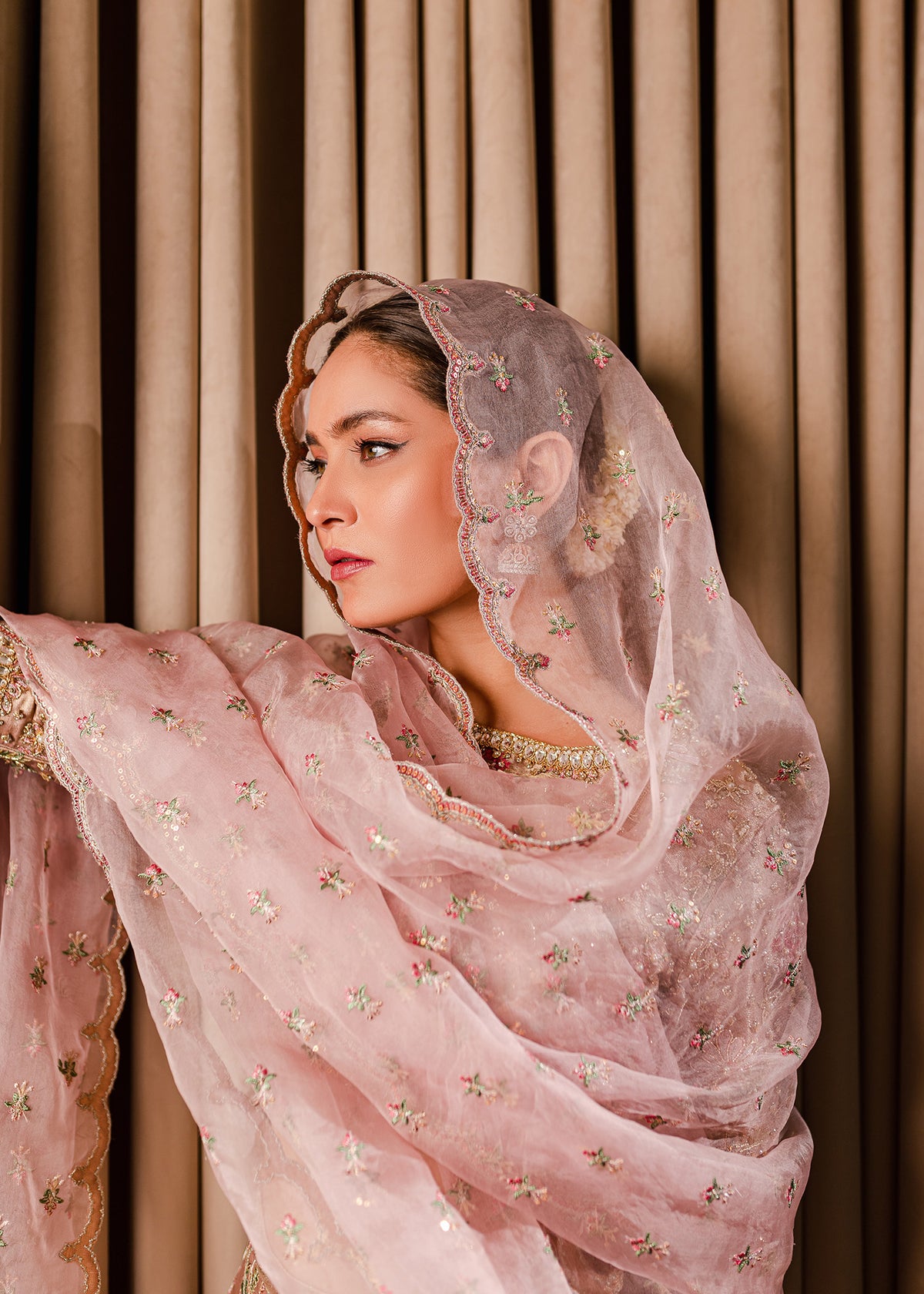 Tourmaline by Sadaf Fawad Khan — side view | SFK Formal