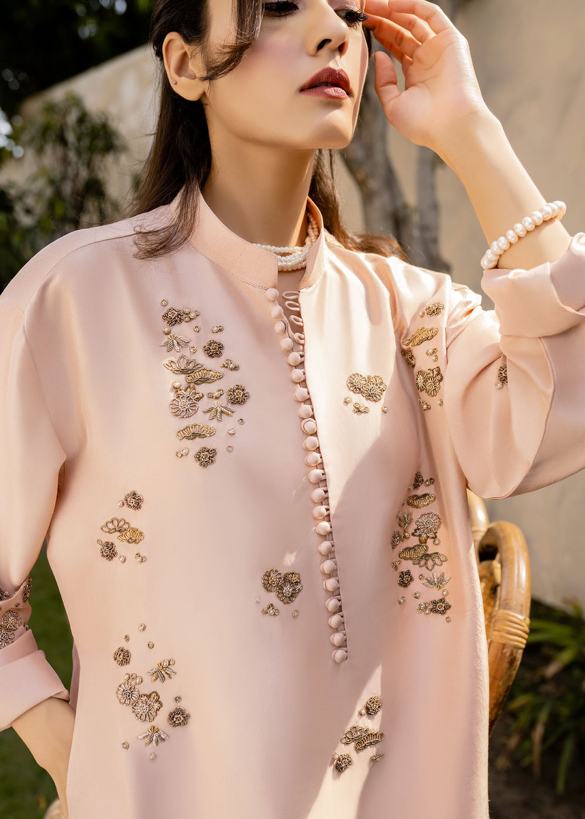 Vinci by Sadaf Fawad Khan — side view | SFK Formal