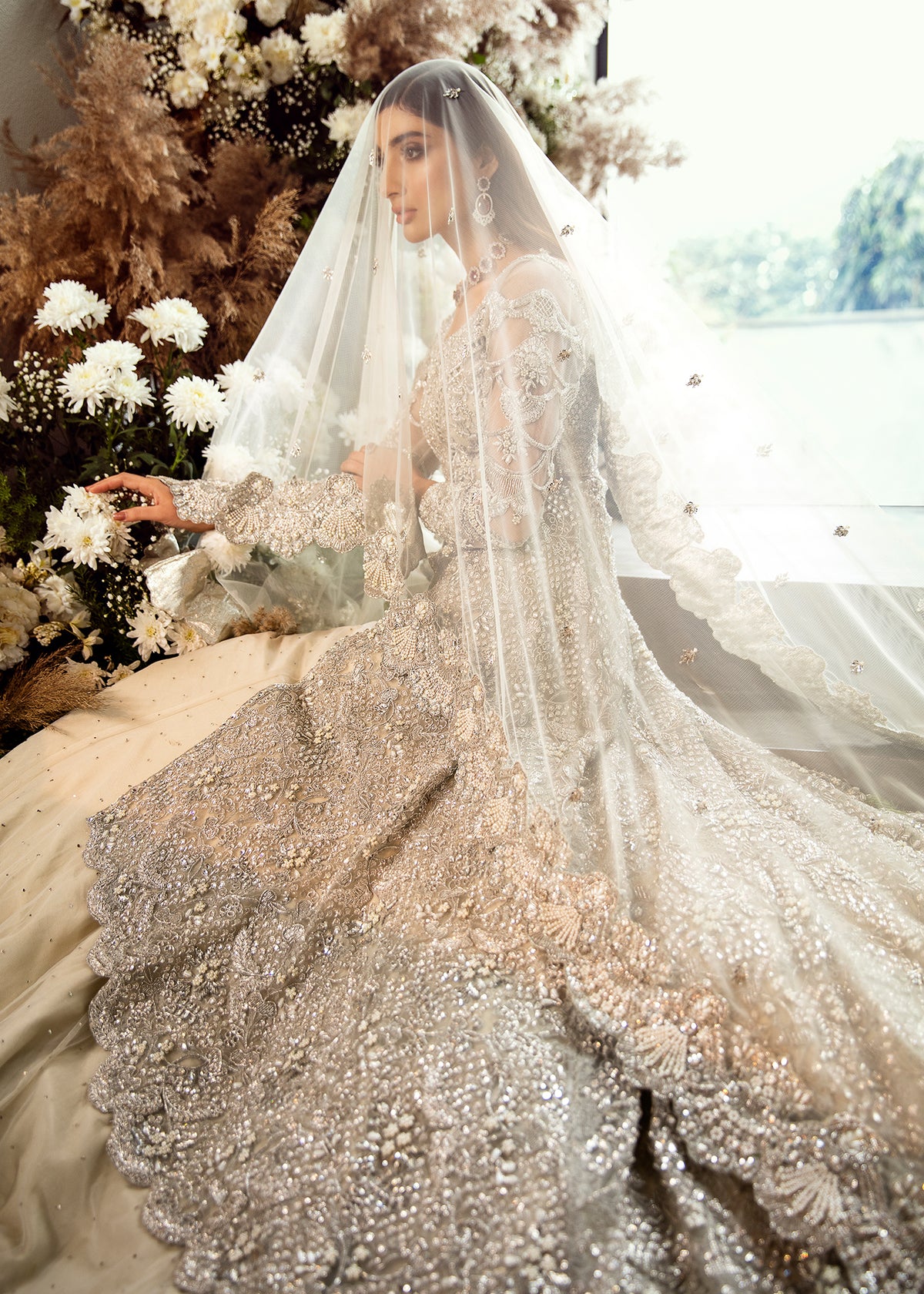 Nurgul by Sadaf Fawad Khan — Embellished Formal Outfit | SFK Formal