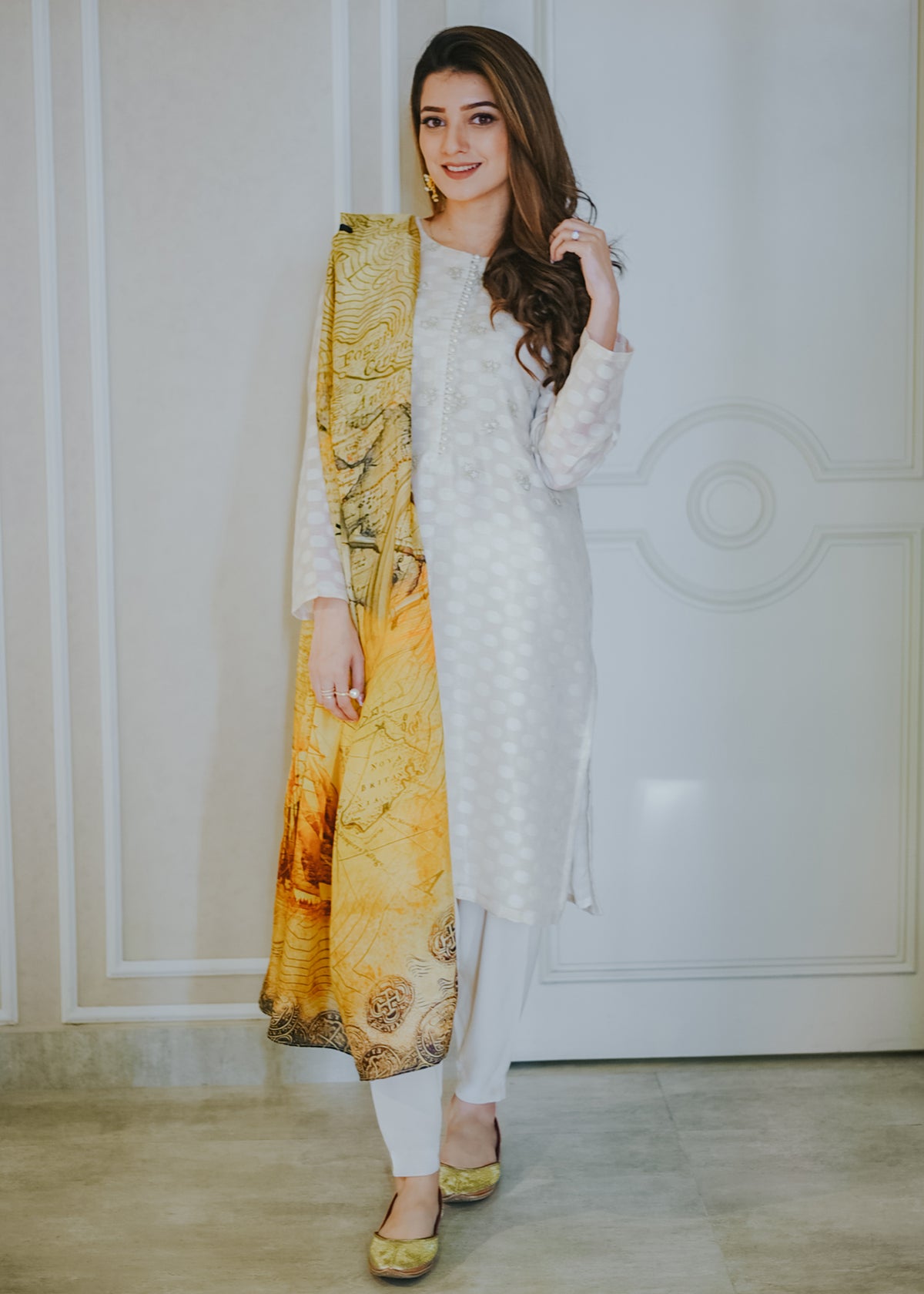 Calla Lily by Sadaf Fawad Khan — full length view | SFK Formal