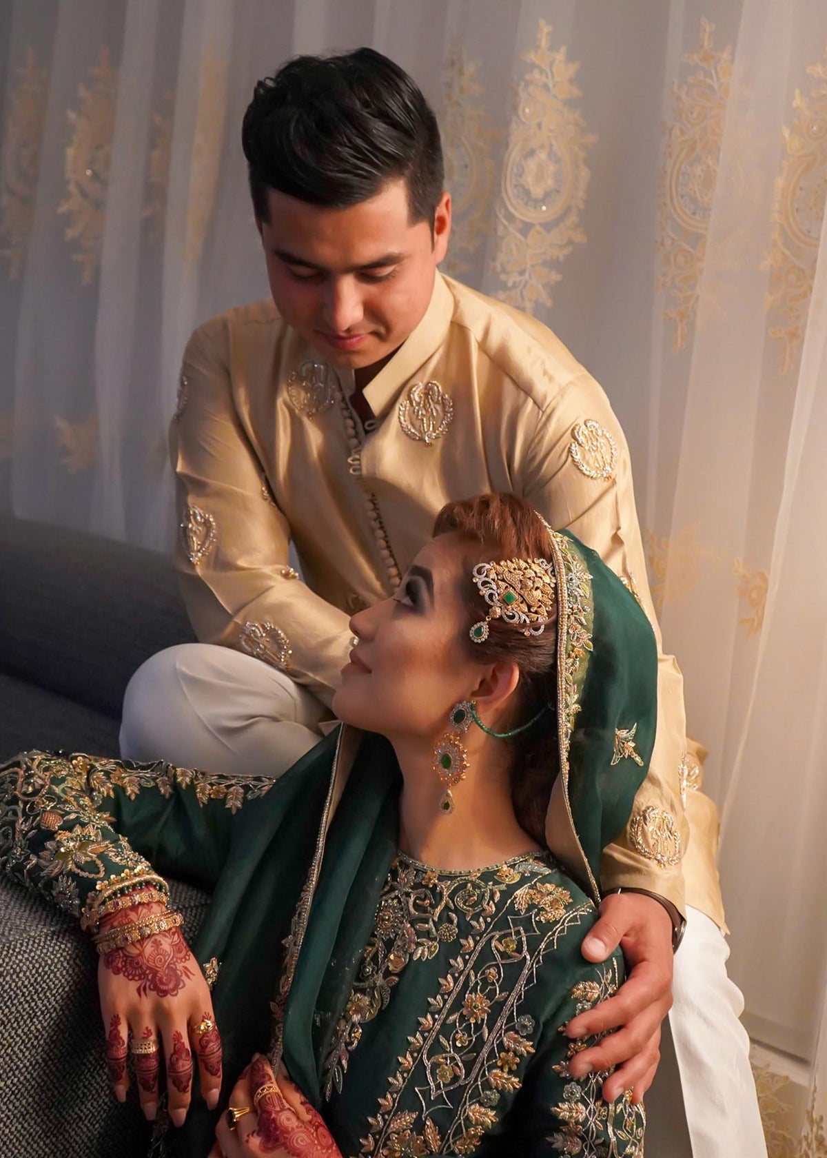 Client Diary by Sadaf Fawad Khan — side view | SFK Bridals Portfolio