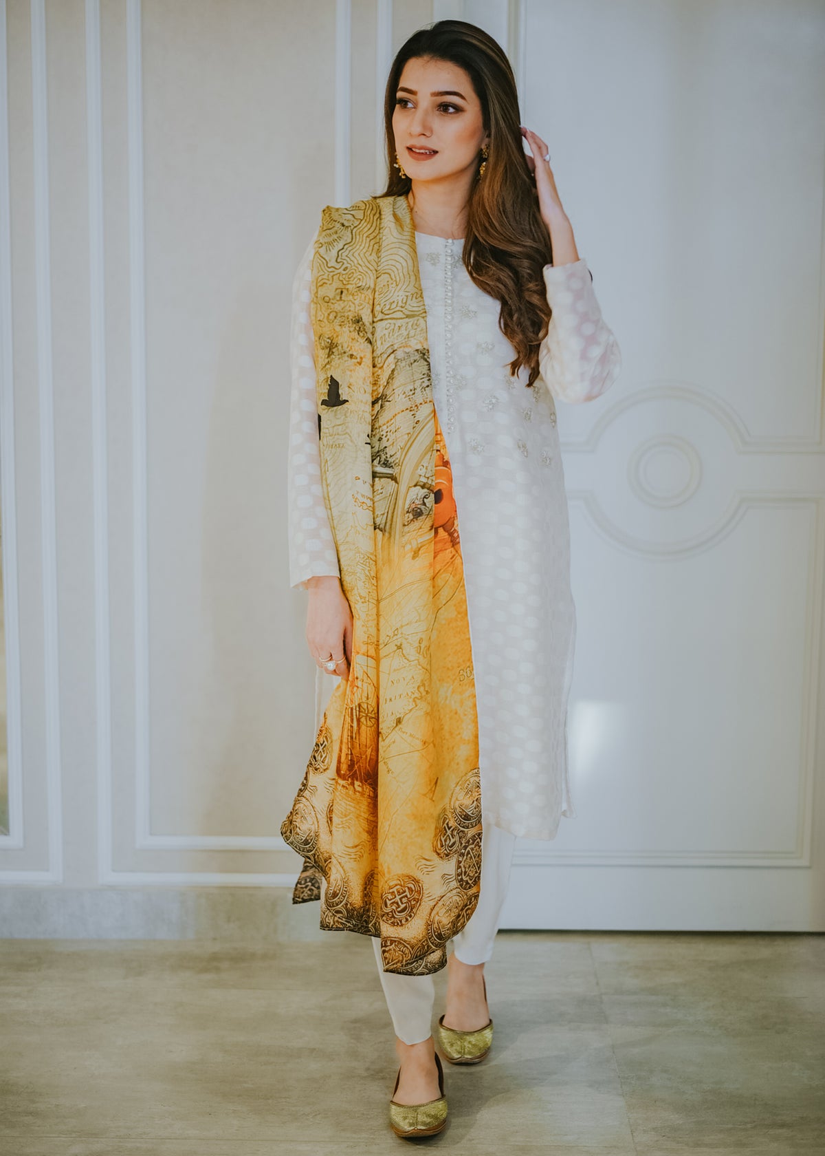 Calla Lily by Sadaf Fawad Khan — Embellished Formal Outfit | SFK Formal