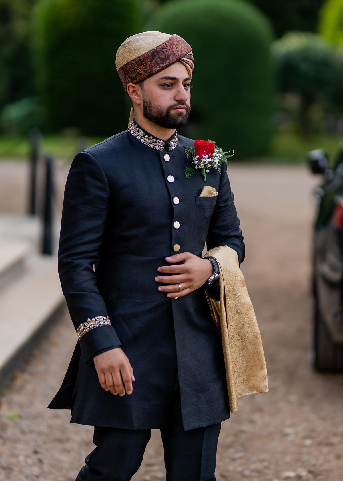 Client Diary by Sadaf Fawad Khan — back view | SFK Bridals Portfolio