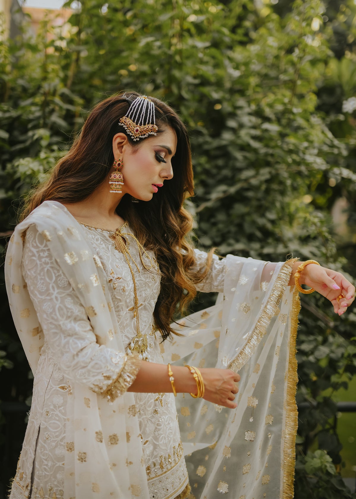 Sublime Champagne by Sadaf Fawad Khan — detail view | SFK Formal