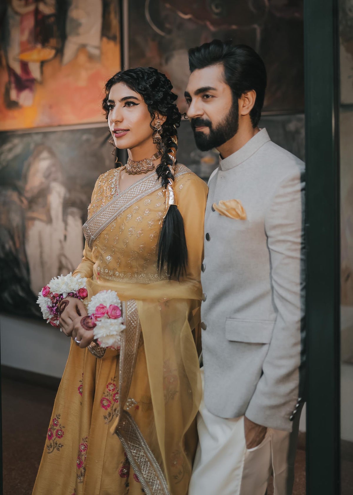 Client Diary by Sadaf Fawad Khan — side view | SFK Bridals Portfolio