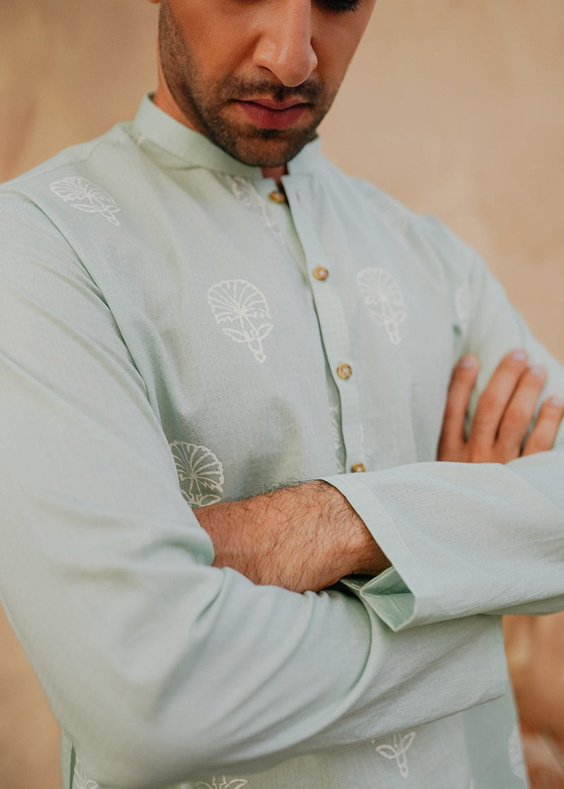 Ocean Song by Sadaf Fawad Khan — detail view | SFK Menswear