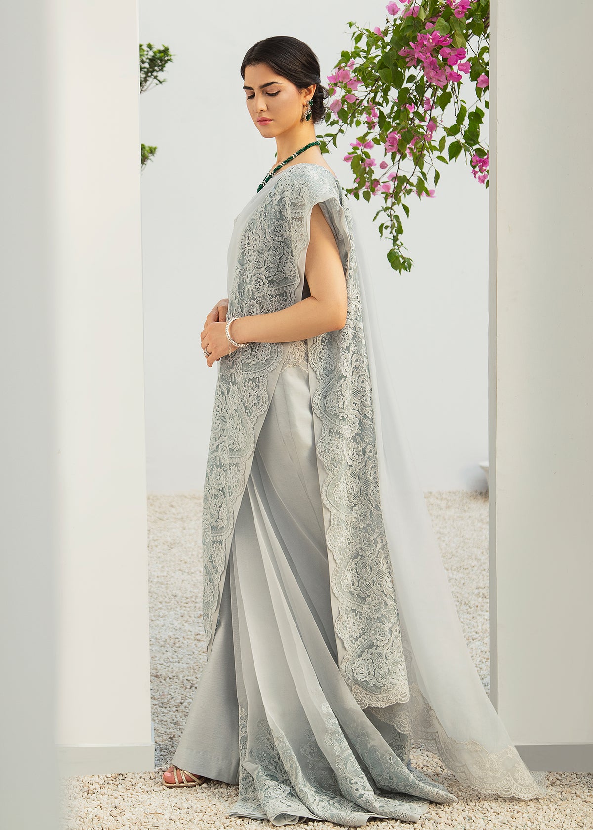 Azure Mist by Sadaf Fawad Khan — full length view | SFK Formal