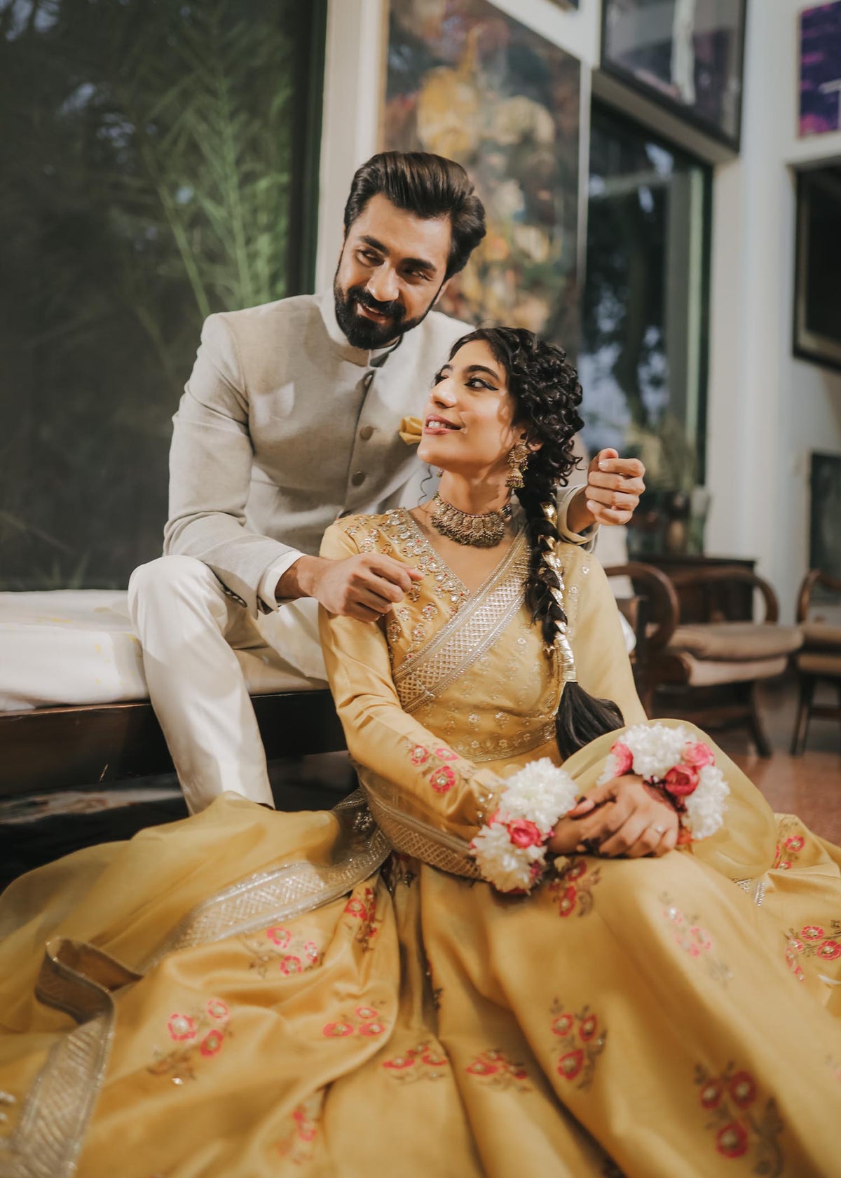 Client Diary by Sadaf Fawad Khan — close-up view | SFK Bridals Portfolio