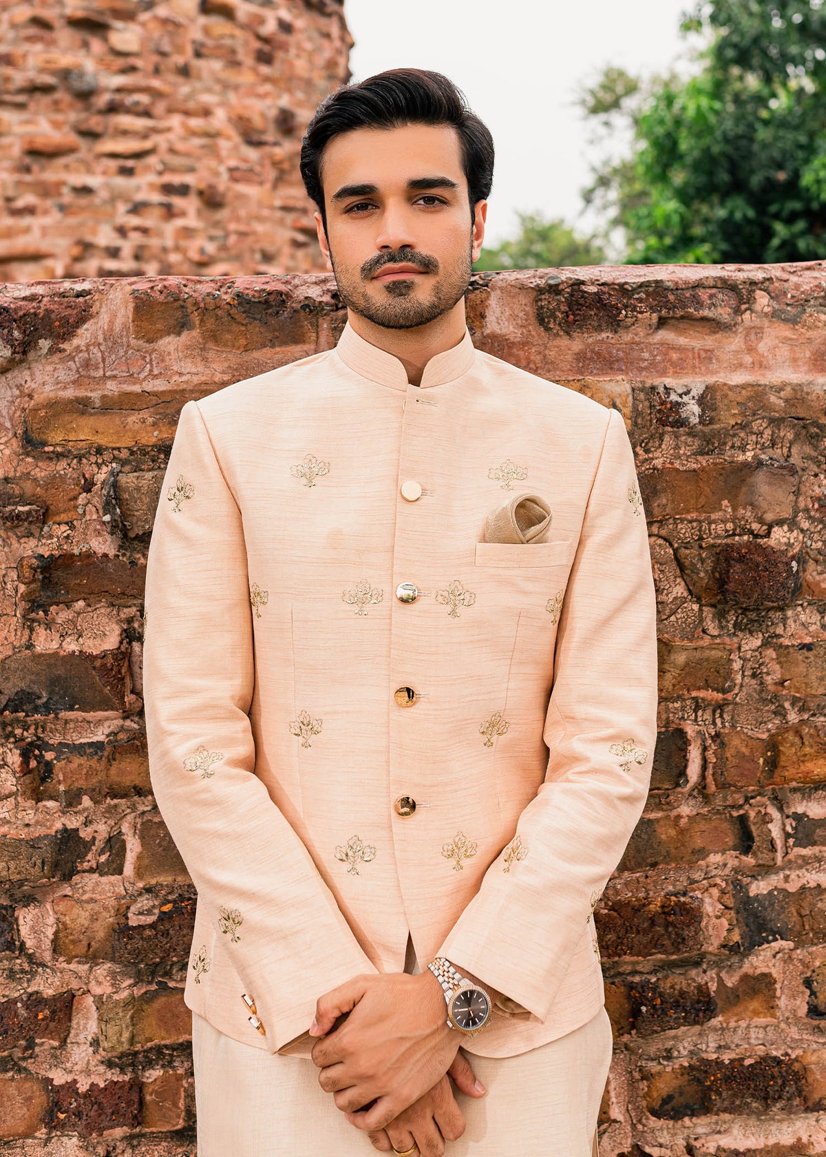 Surr by Sadaf Fawad Khan — close-up view | SFK Menswear