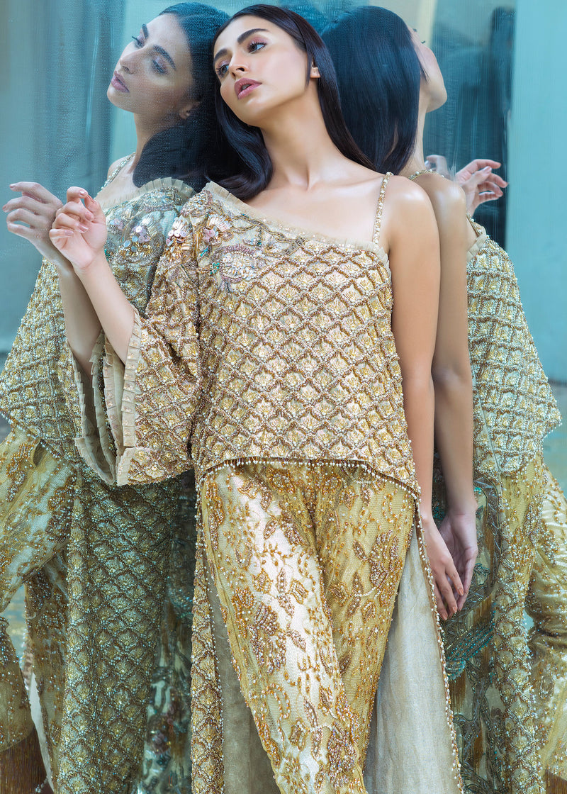 Antique Ivory by Sadaf Fawad Khan — detail view | SFK Formal
