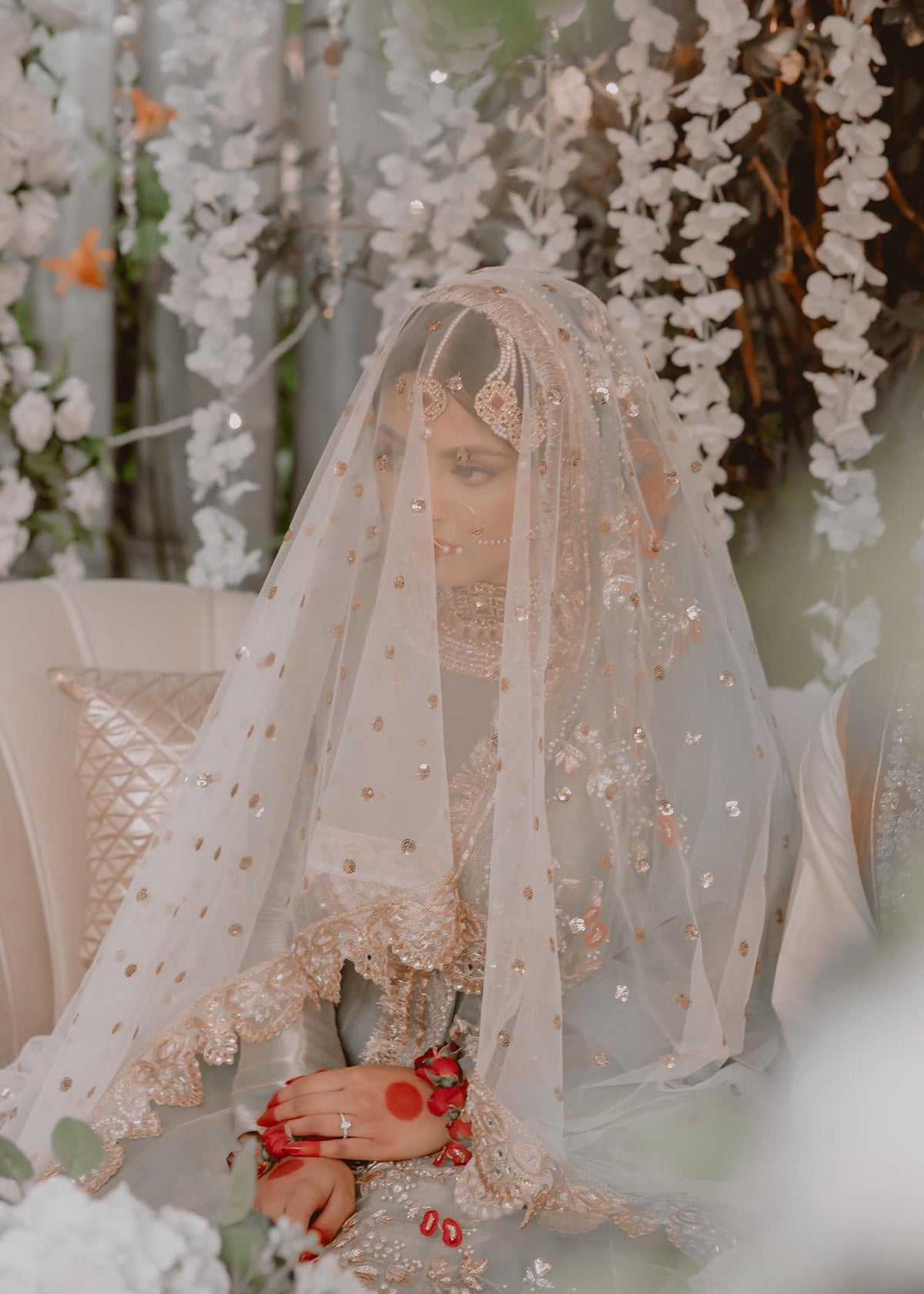 Client Diary by Sadaf Fawad Khan — back view | SFK Bridals Portfolio
