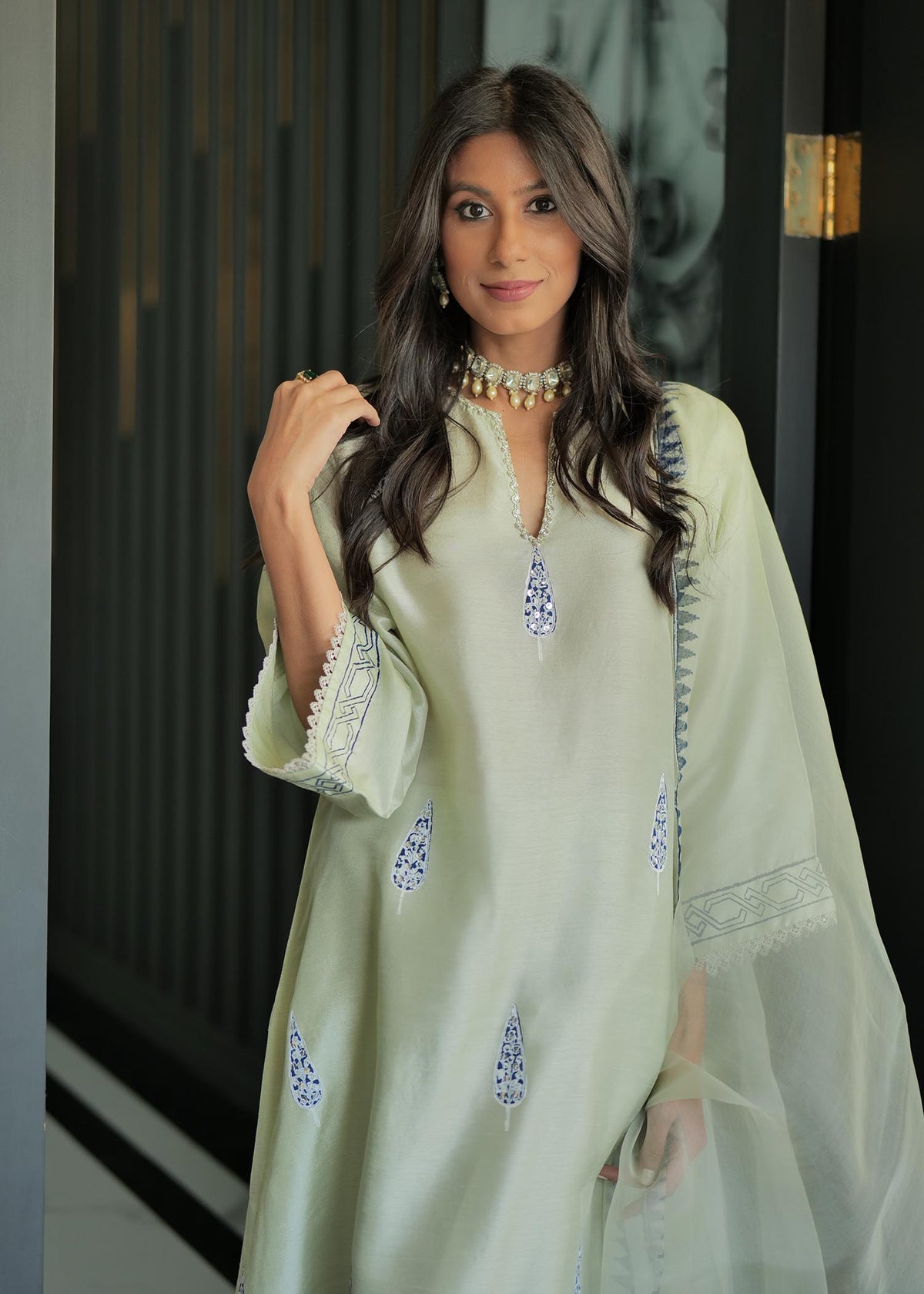 Zaib by Sadaf Fawad Khan — back view | SFK Pret