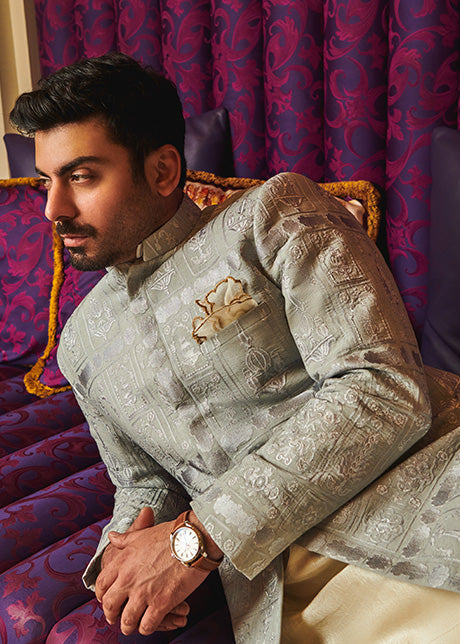 Roya by Sadaf Fawad Khan — side view | SFK Menswear