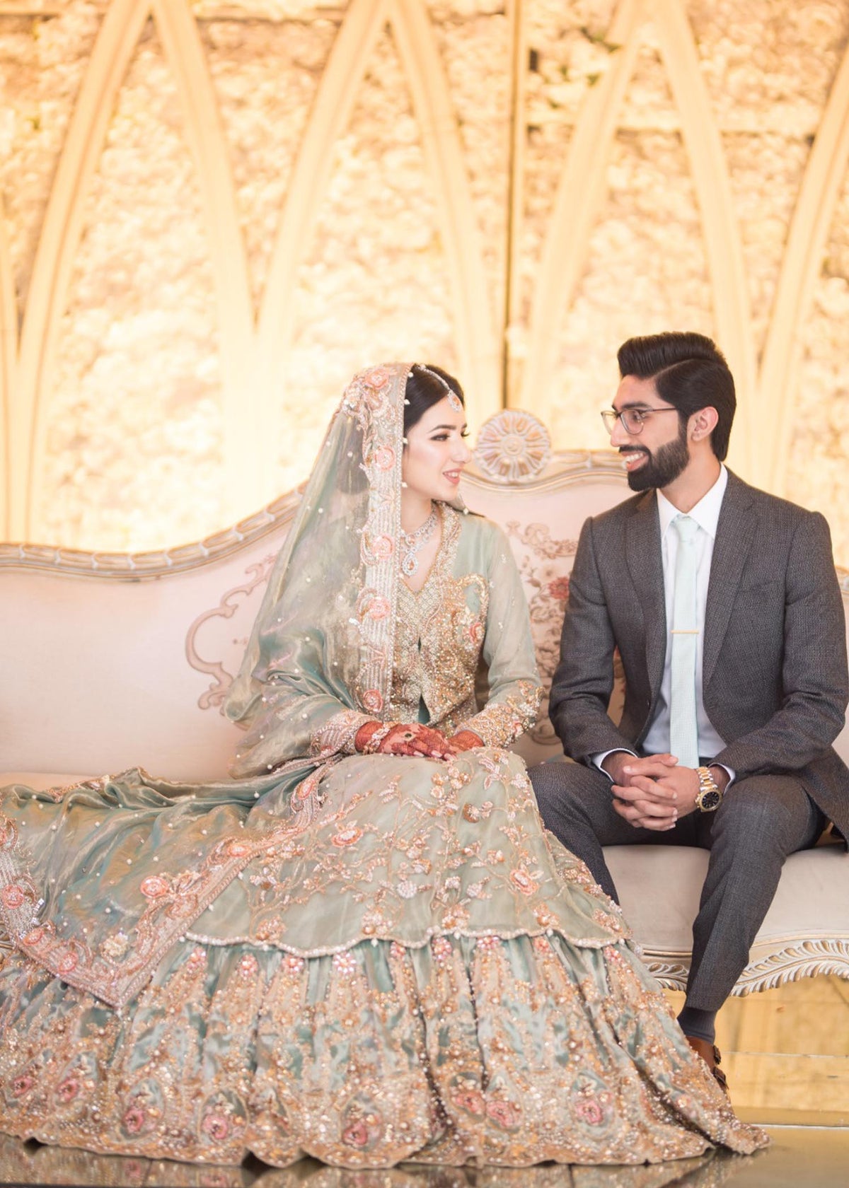 Client Diary by Sadaf Fawad Khan — close-up view | SFK Bridals Portfolio