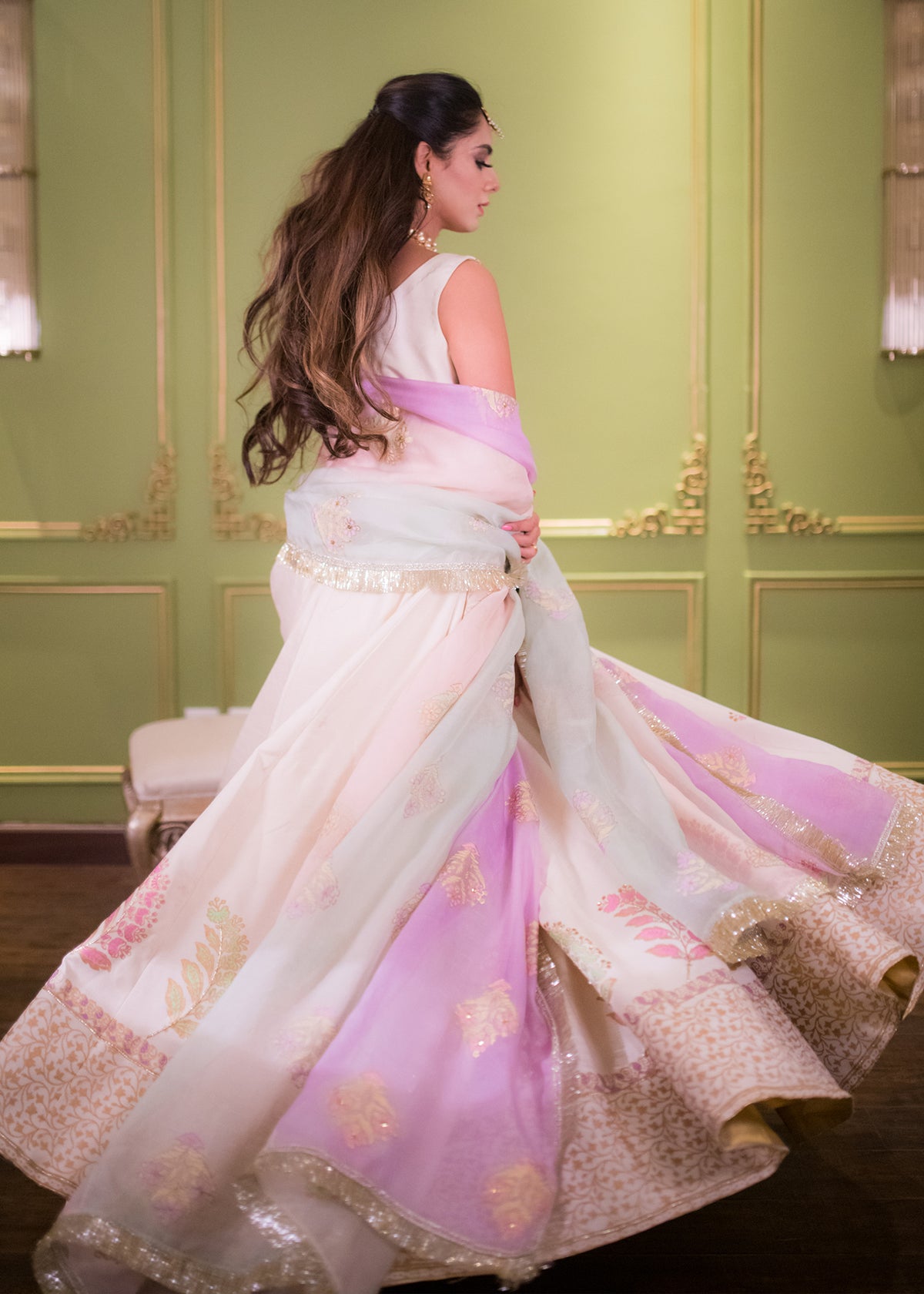 Cream Carnation by Sadaf Fawad Khan — styled view | SFK Formal