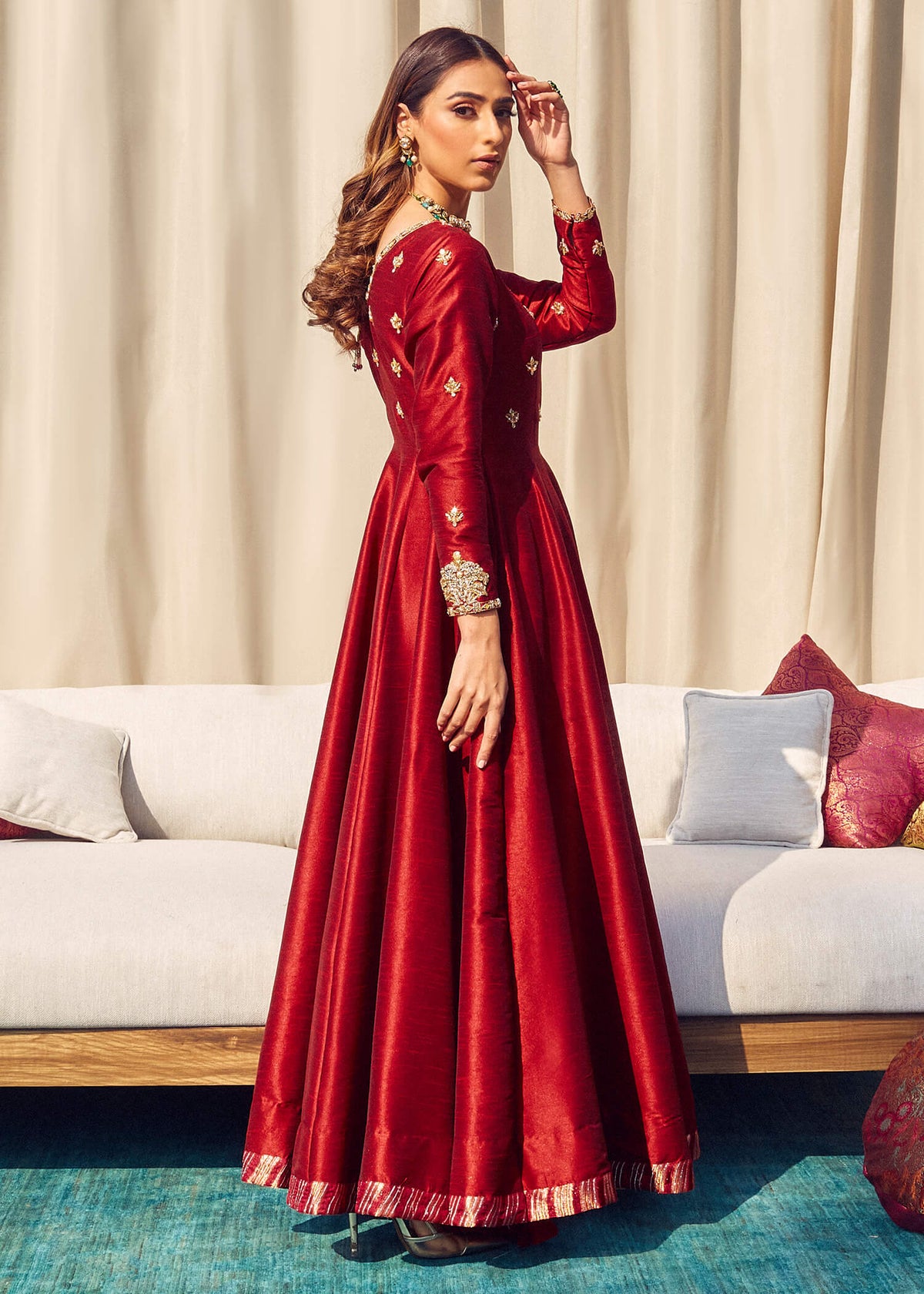Ghulab by Sadaf Fawad Khan — side view | SFK Formal