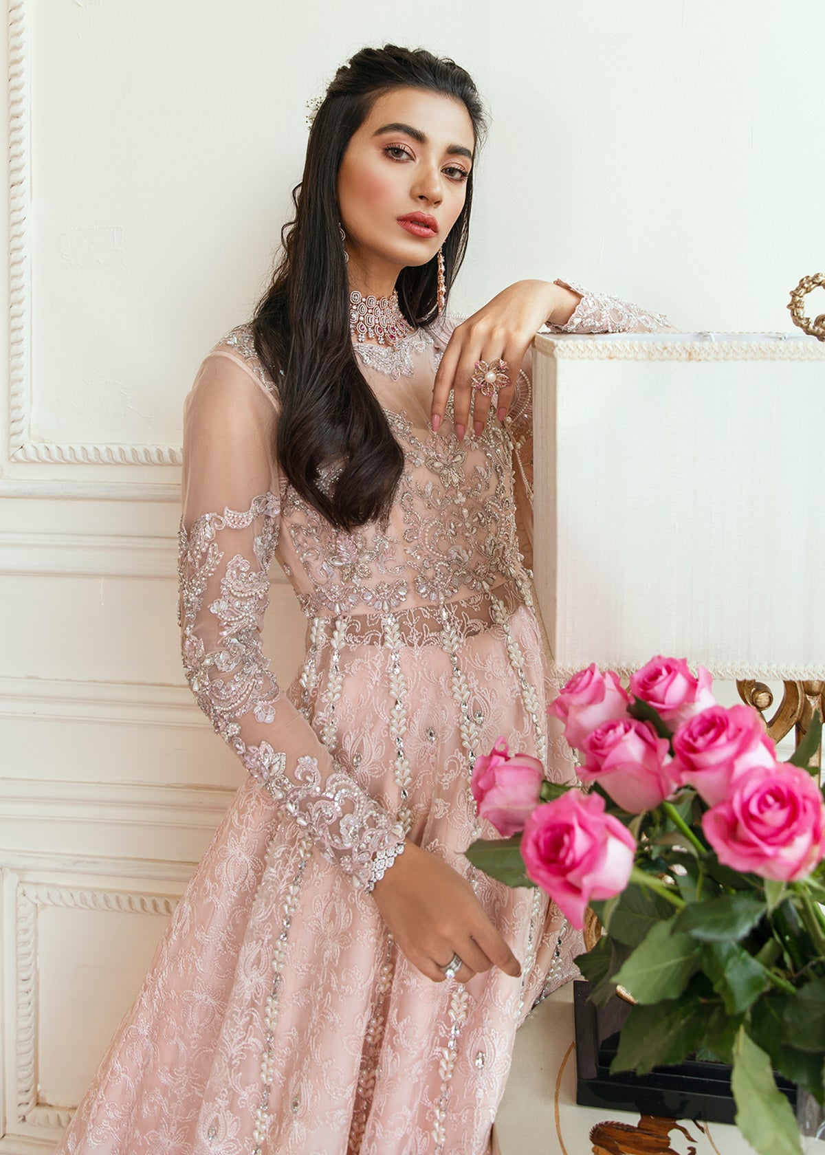 Pink Love by Sadaf Fawad Khan — editorial view | SFK Formal