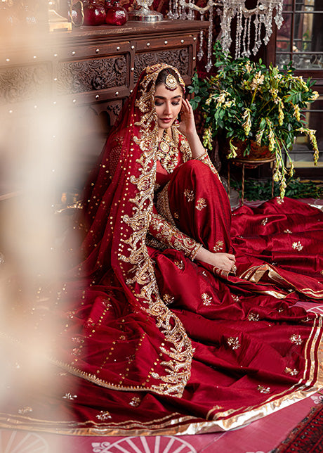 Ruby Woo by Sadaf Fawad Khan — side view | SFK Formal