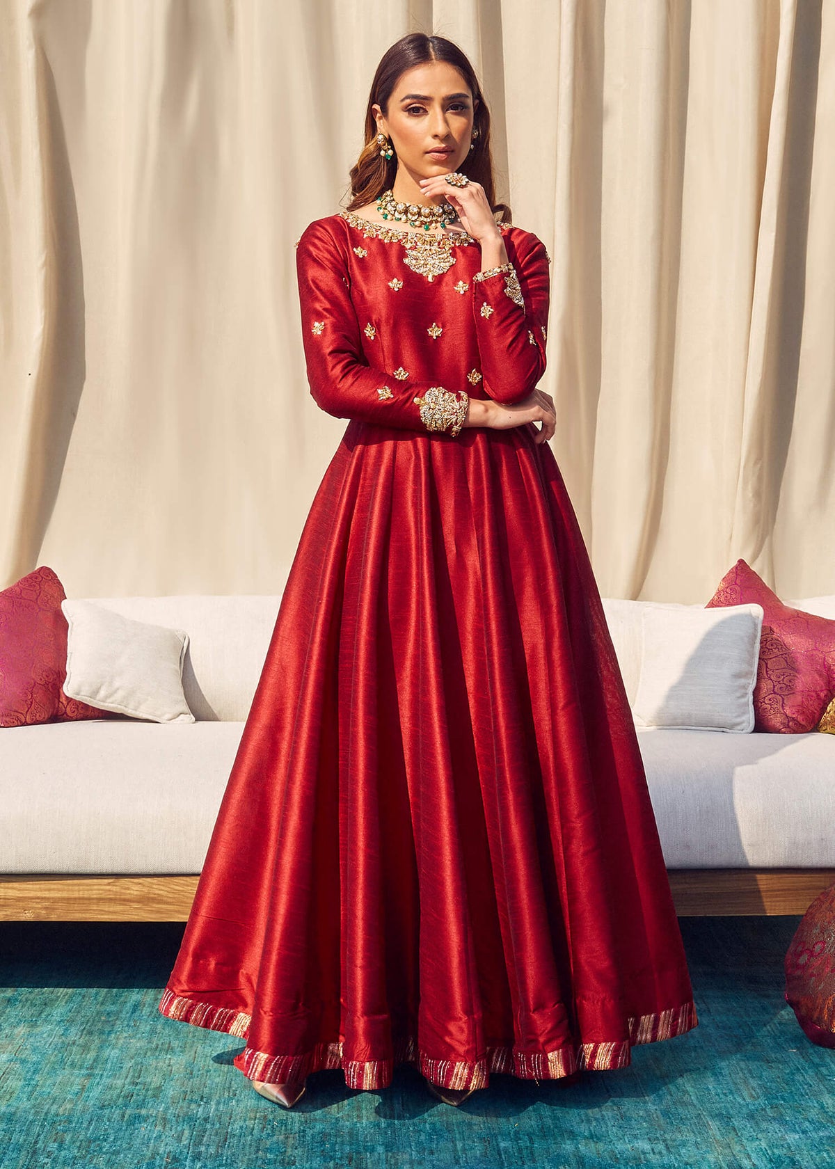 Ghulab by Sadaf Fawad Khan — detail view | SFK Formal