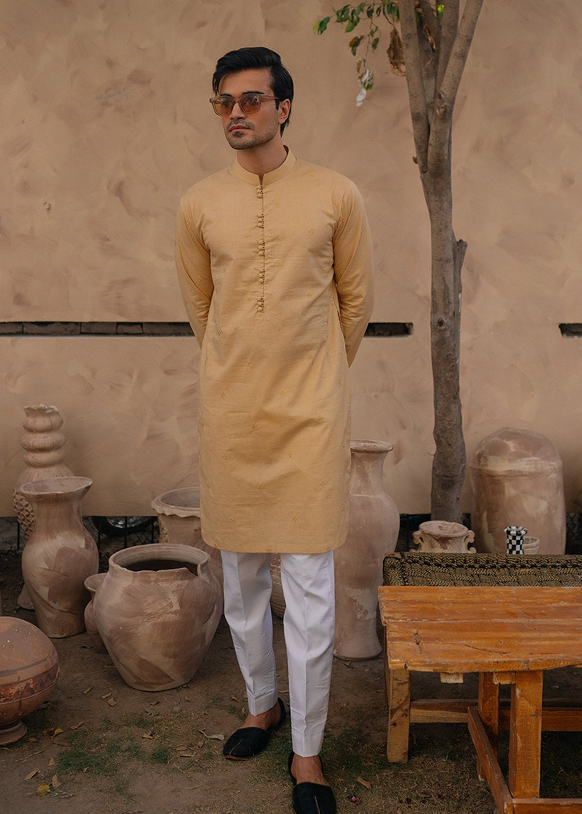 Croma Yellow by Sadaf Fawad Khan | SFK Menswear