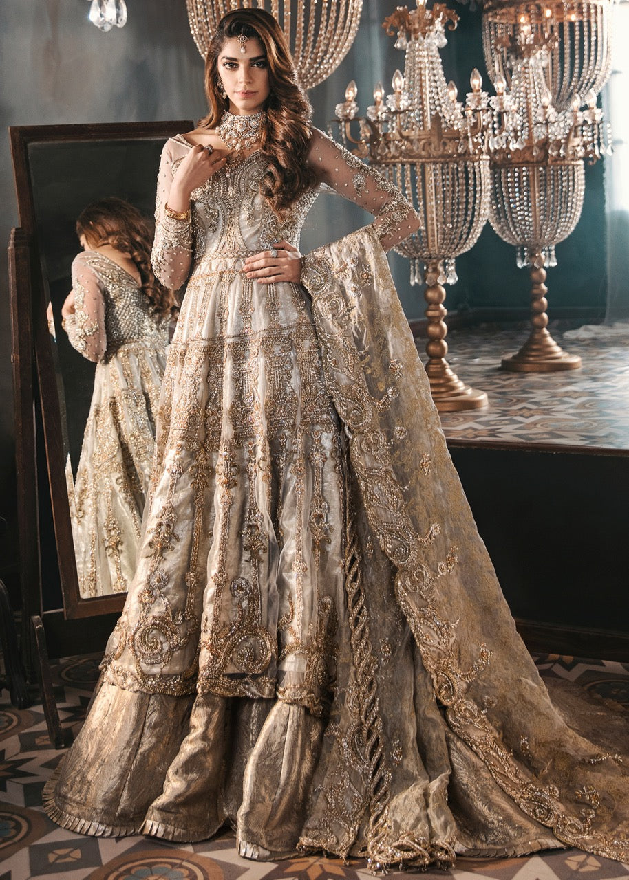 French Bridal by Sadaf Fawad Khan — Ivory White Luxury Bridal Couture | SFK Bridals