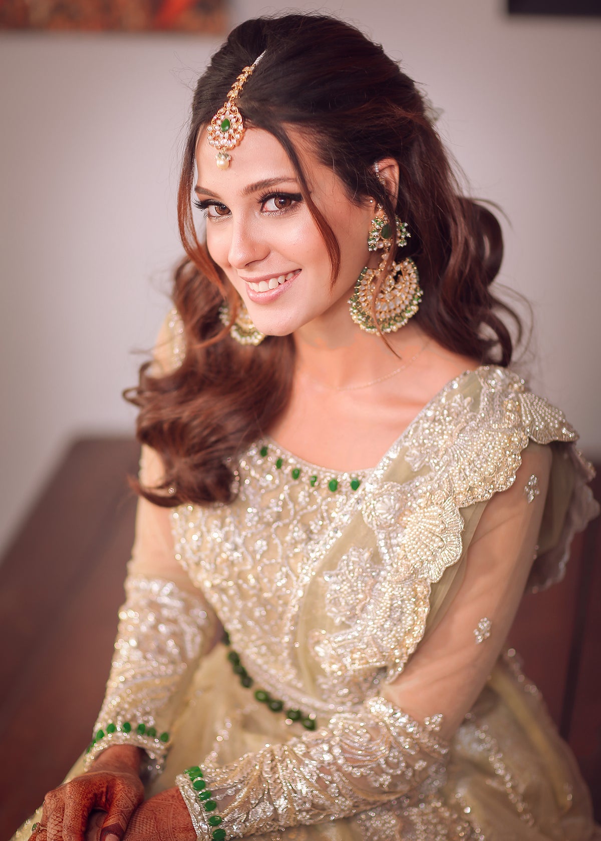 Iqra Yasir in Sadaf Fawad Khan — side view | SFK Formal