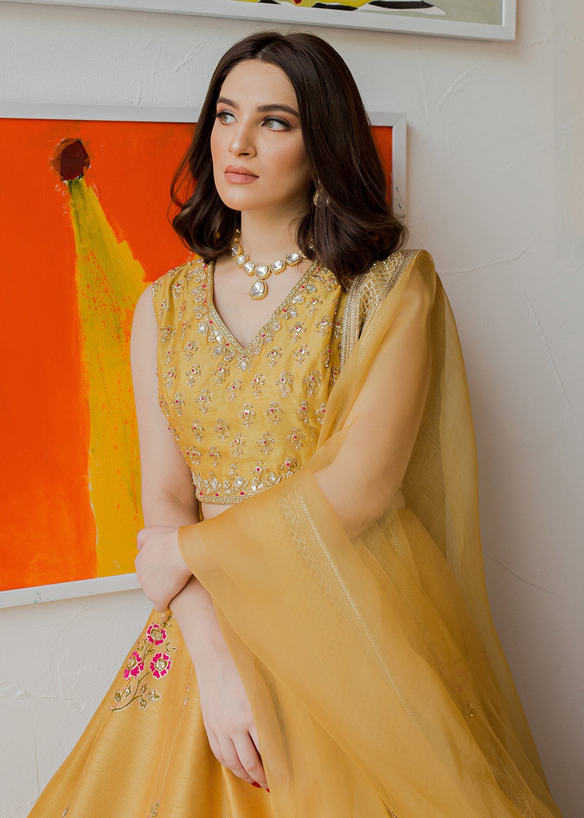 Yellow Island by Sadaf Fawad Khan — editorial view | SFK Formal