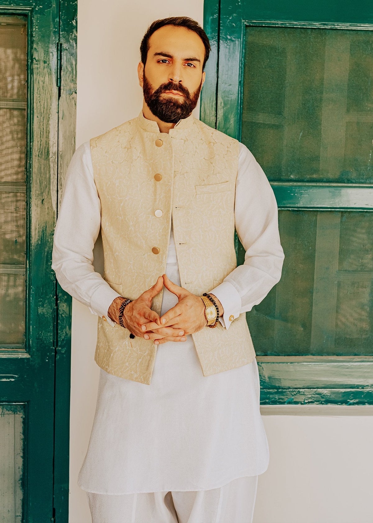 Sepia by Sadaf Fawad Khan — side view | SFK Menswear