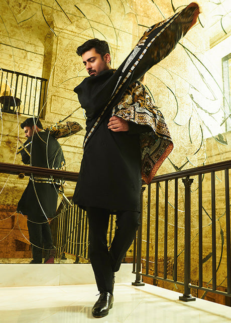 Feroze Shawl by Sadaf Fawad Khan — detail view | SFK Menswear