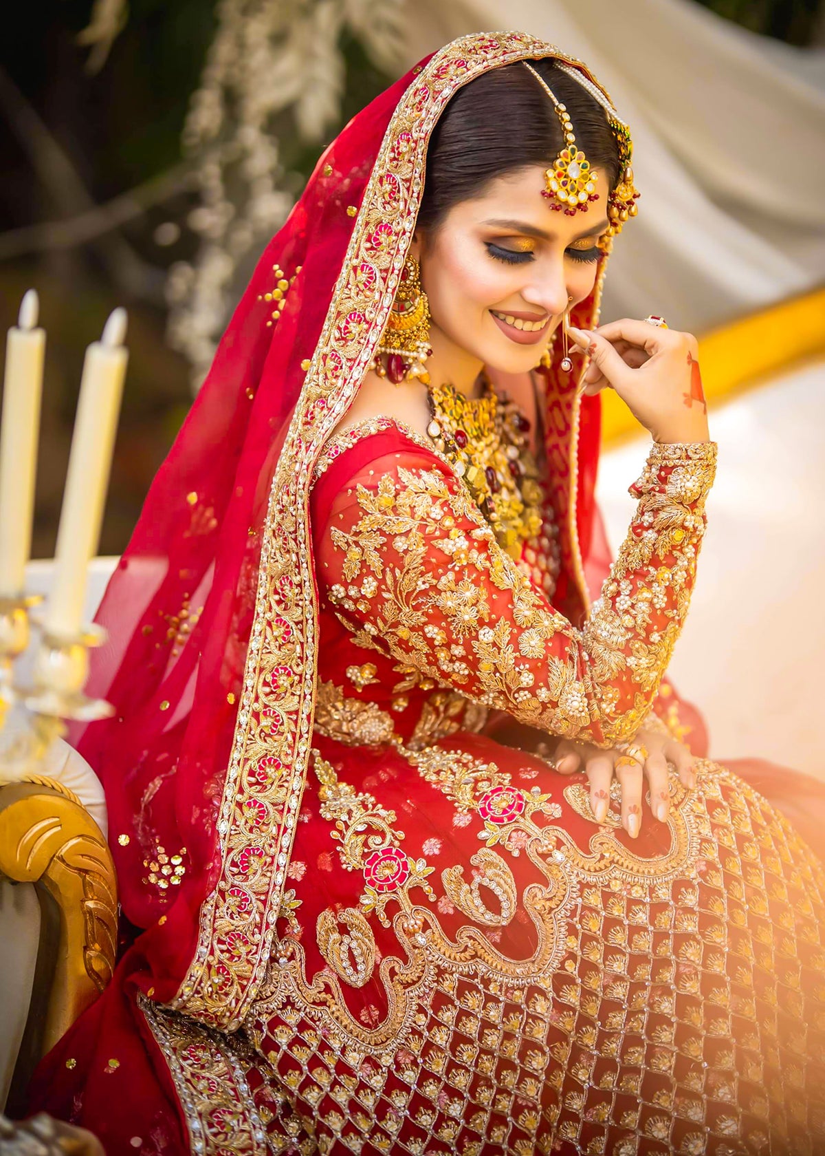 Autumn Rose by Sadaf Fawad Khan — side view | SFK Formal