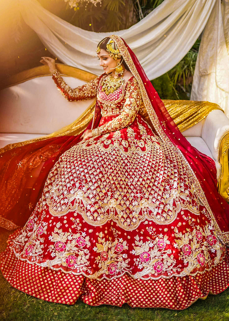 Autumn Rose by Sadaf Fawad Khan — detail view | SFK Formal