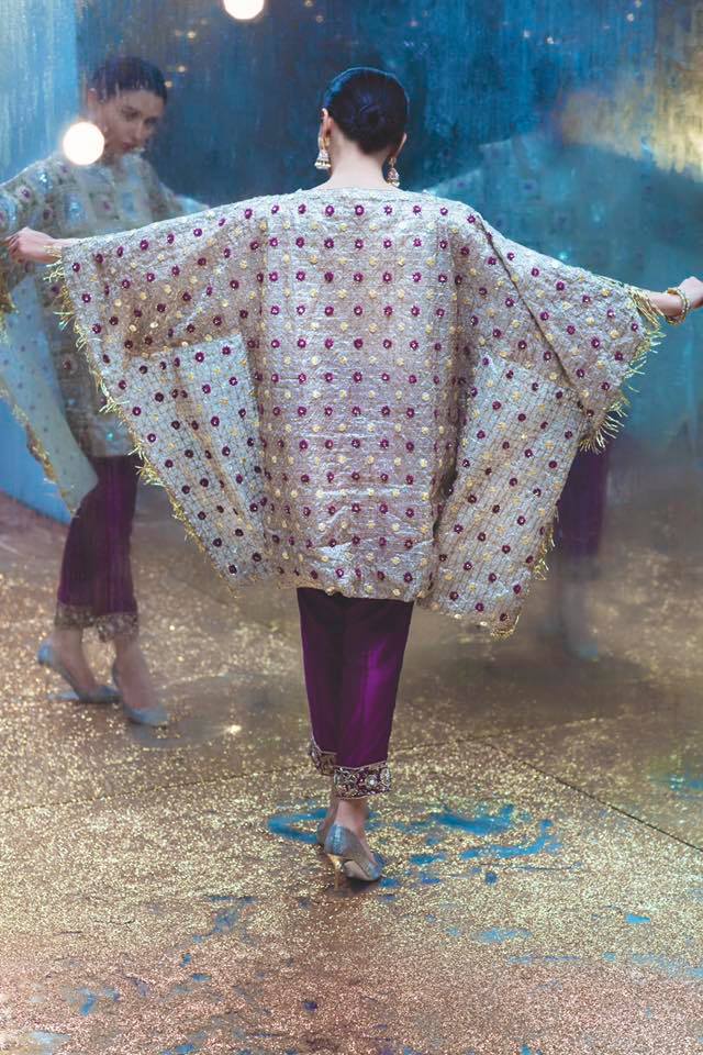 Amethyst Splendour by Sadaf Fawad Khan — full length view | SFK Formal