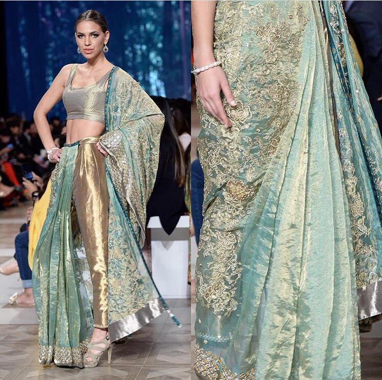Jewels of the Sea by Sadaf Fawad Khan — full length view | SFK Formal